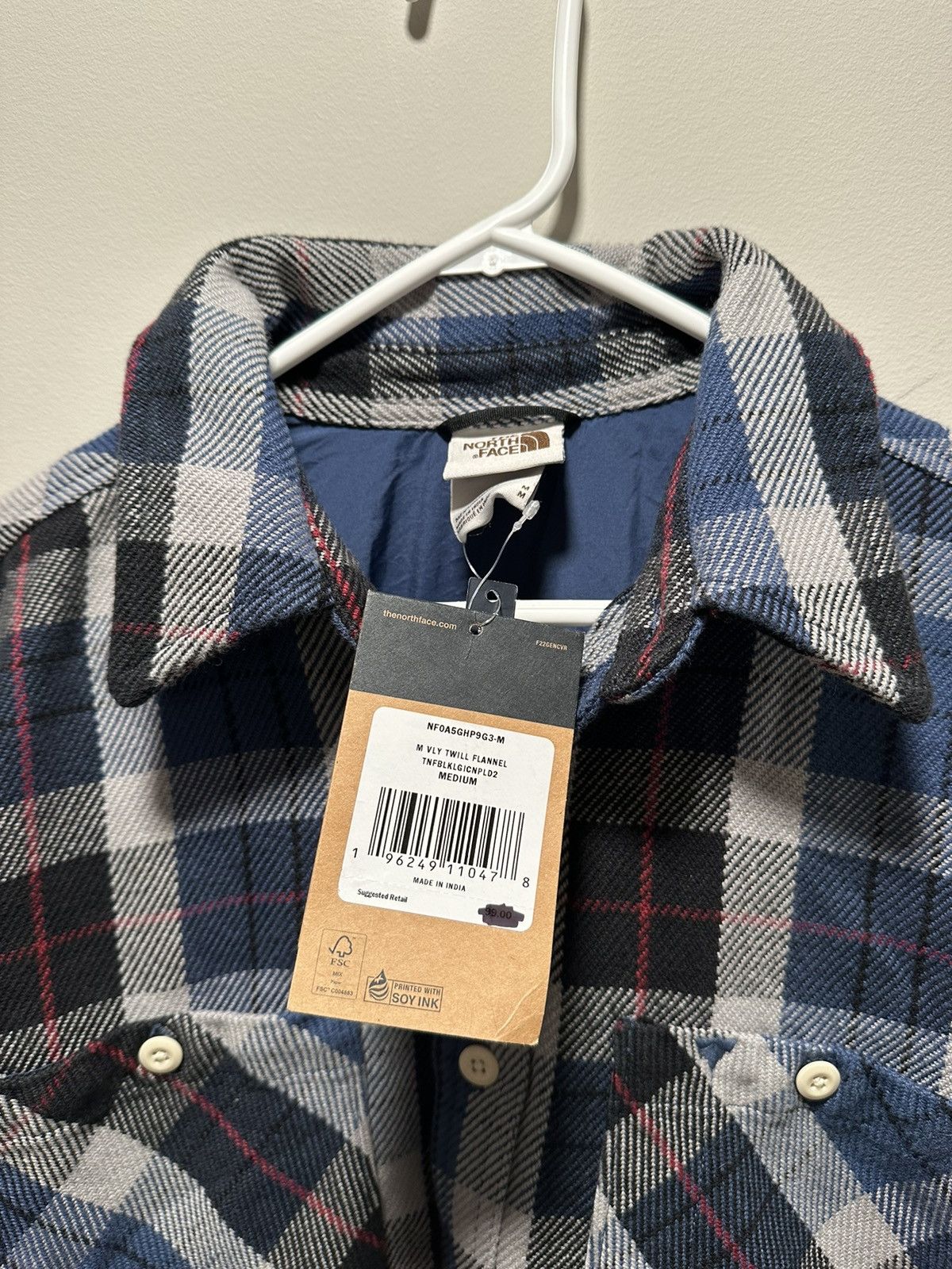 The North Face The North Face Valley Twill Flannel Shirt M Size US M / EU 48-50 / 2 - 5 Thumbnail