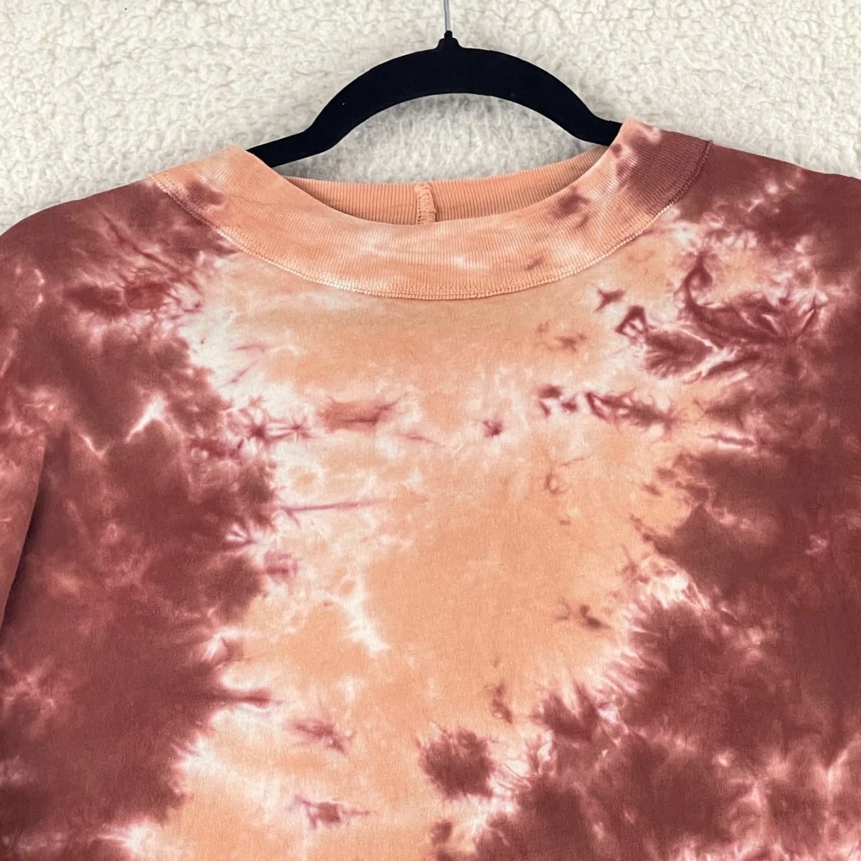 Vintage We the Free People Be Free Tie-Dye Orange T-Shirt Womens Long Sleeve Small Orange Be Free Tie Dye Long Sleeve Shirt Womens Small We the Free Size S / US 4 / IT 40 - 3 Thumbnail