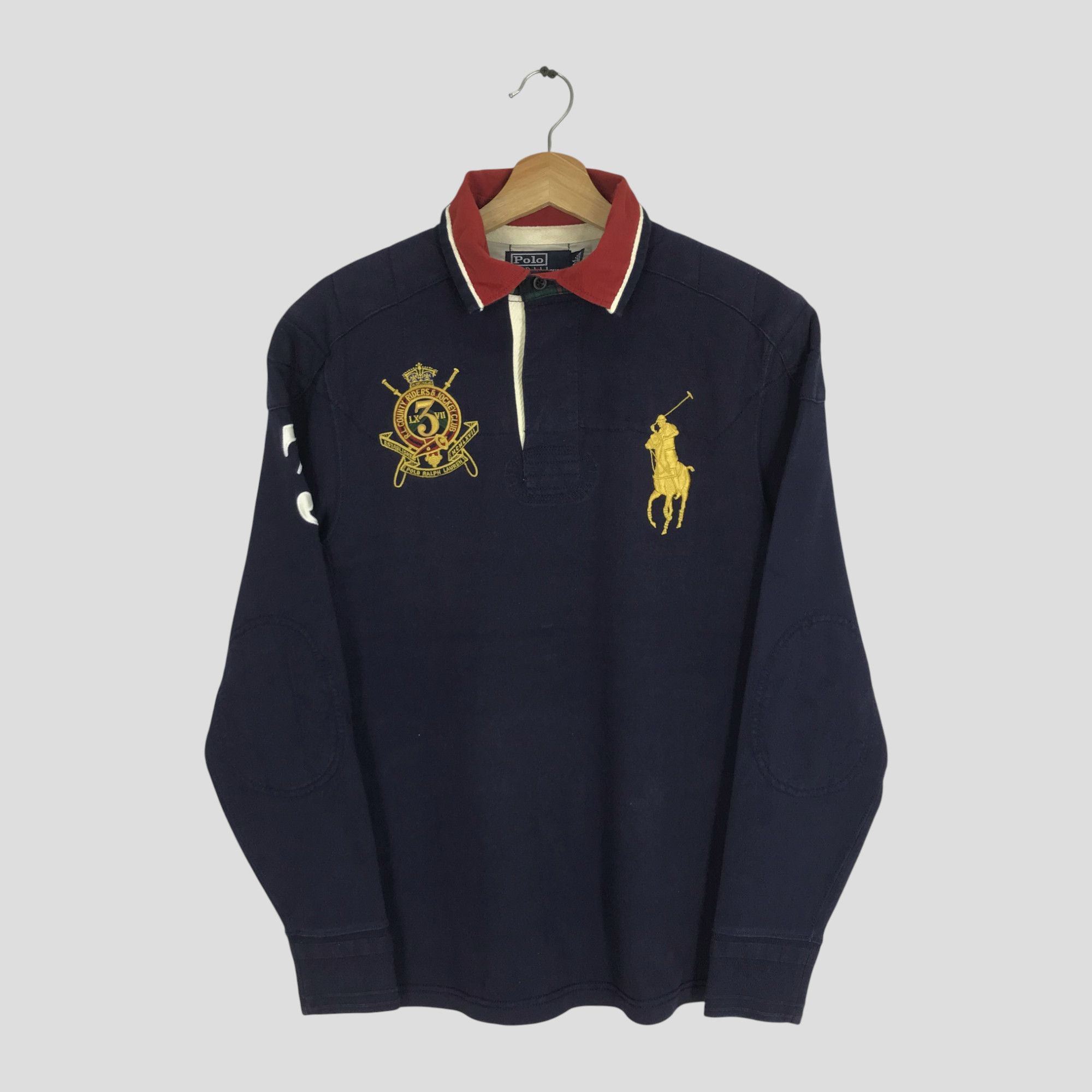Polo Ralph Lauren Vintage Polo Ralph Lauren Blue Polo - 187 Size US M / EU 48-50 / 2 - 1 Thumbnail