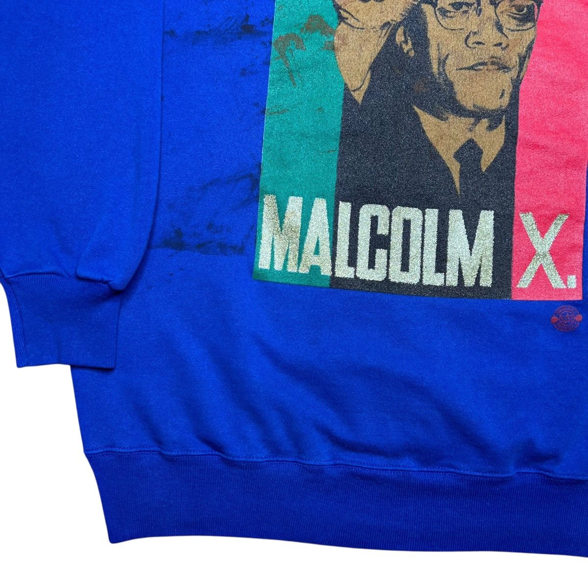 Rap Tees Malcolm X By Any Means Necessary Black Activist Sweatshirt Size US XXL / EU 58 / 5 - 15 Thumbnail