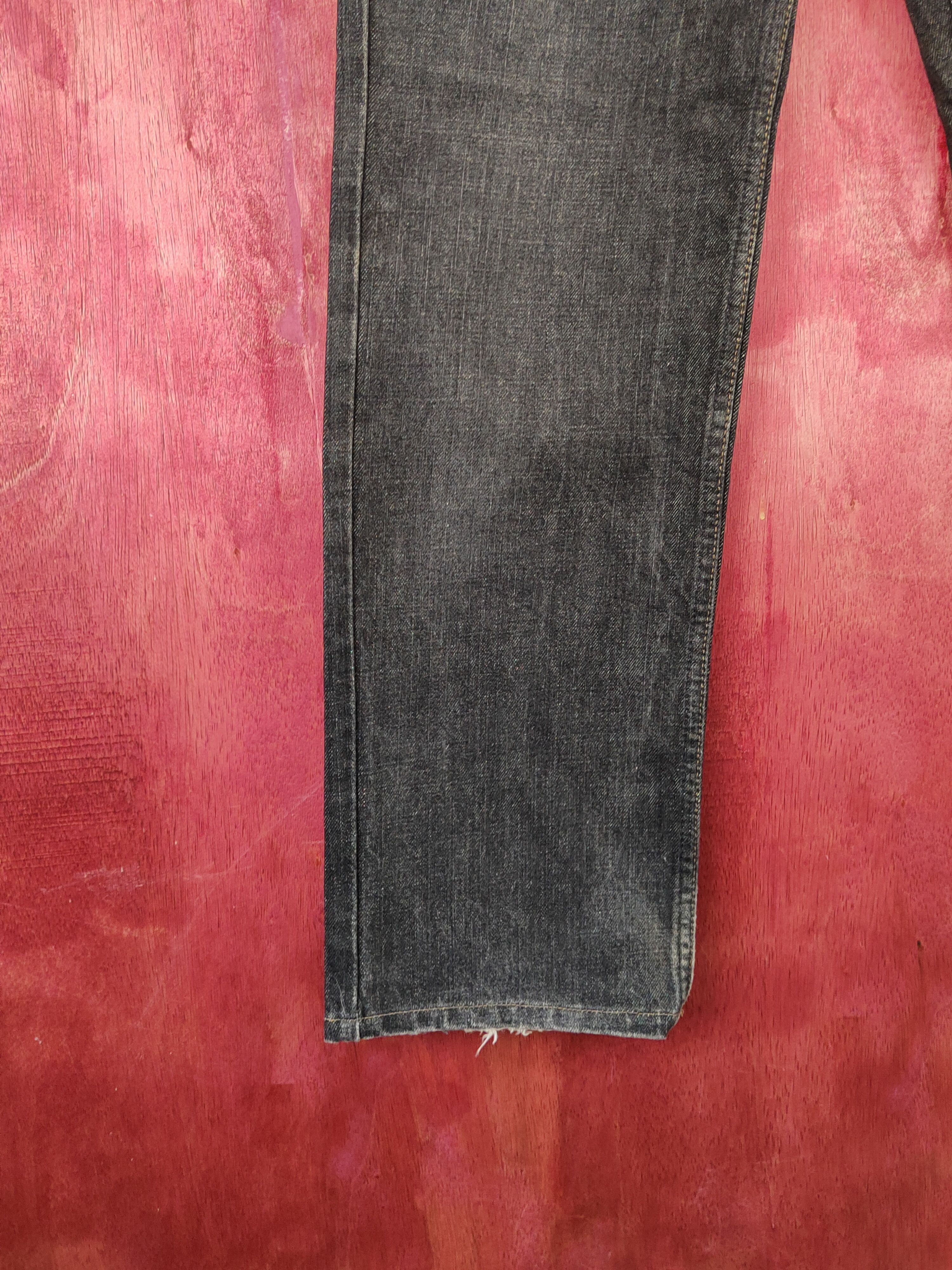 Levi's Levi's Black Distressed Ripped Jeans #S1827 Size US 29 - 4 Thumbnail