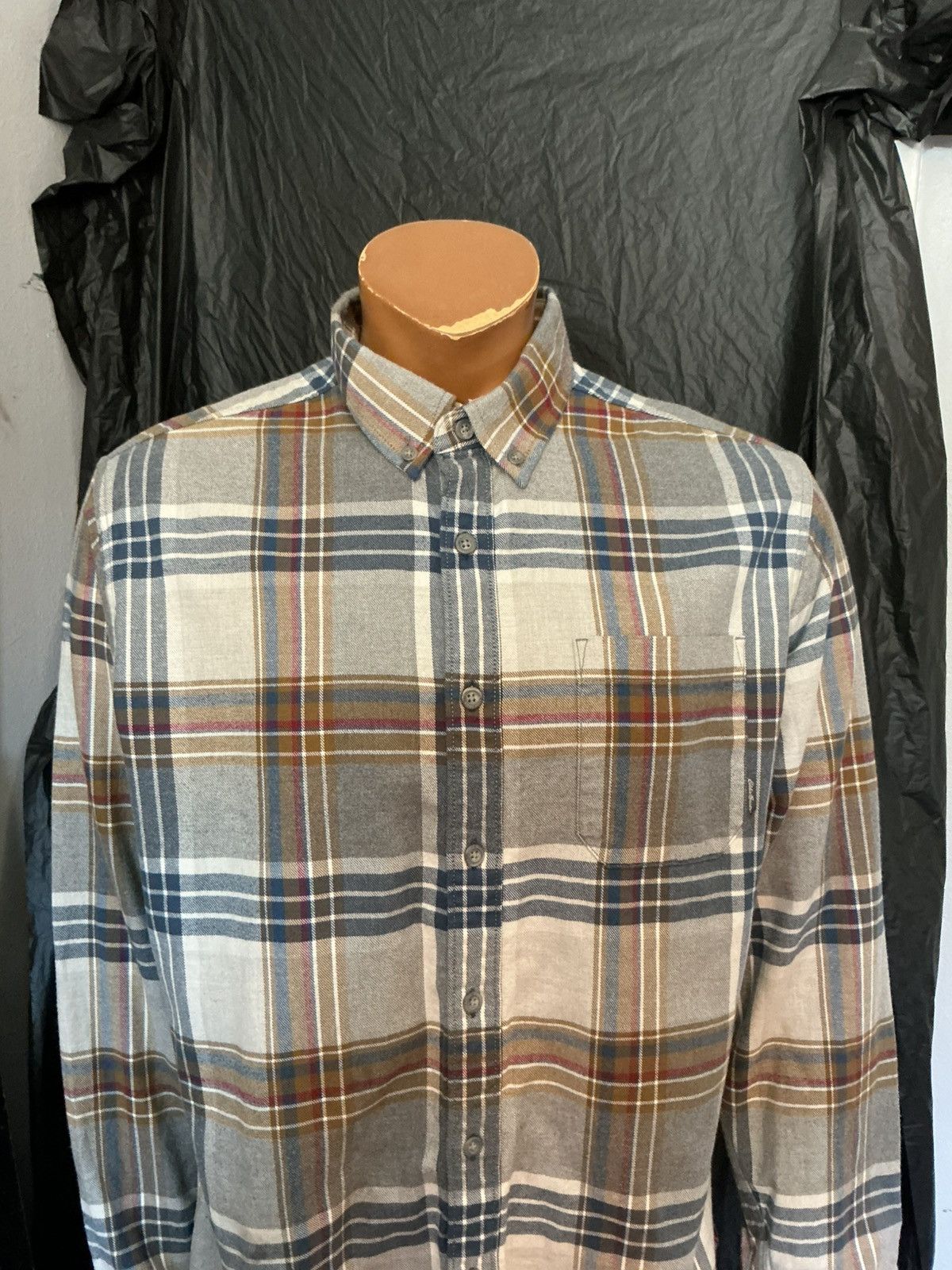 Eddie Bauer Eddie Bauer Classic Fit Plaid Cotton Flannel Button Shirt Size US L / EU 52-54 / 3 - 8 Thumbnail