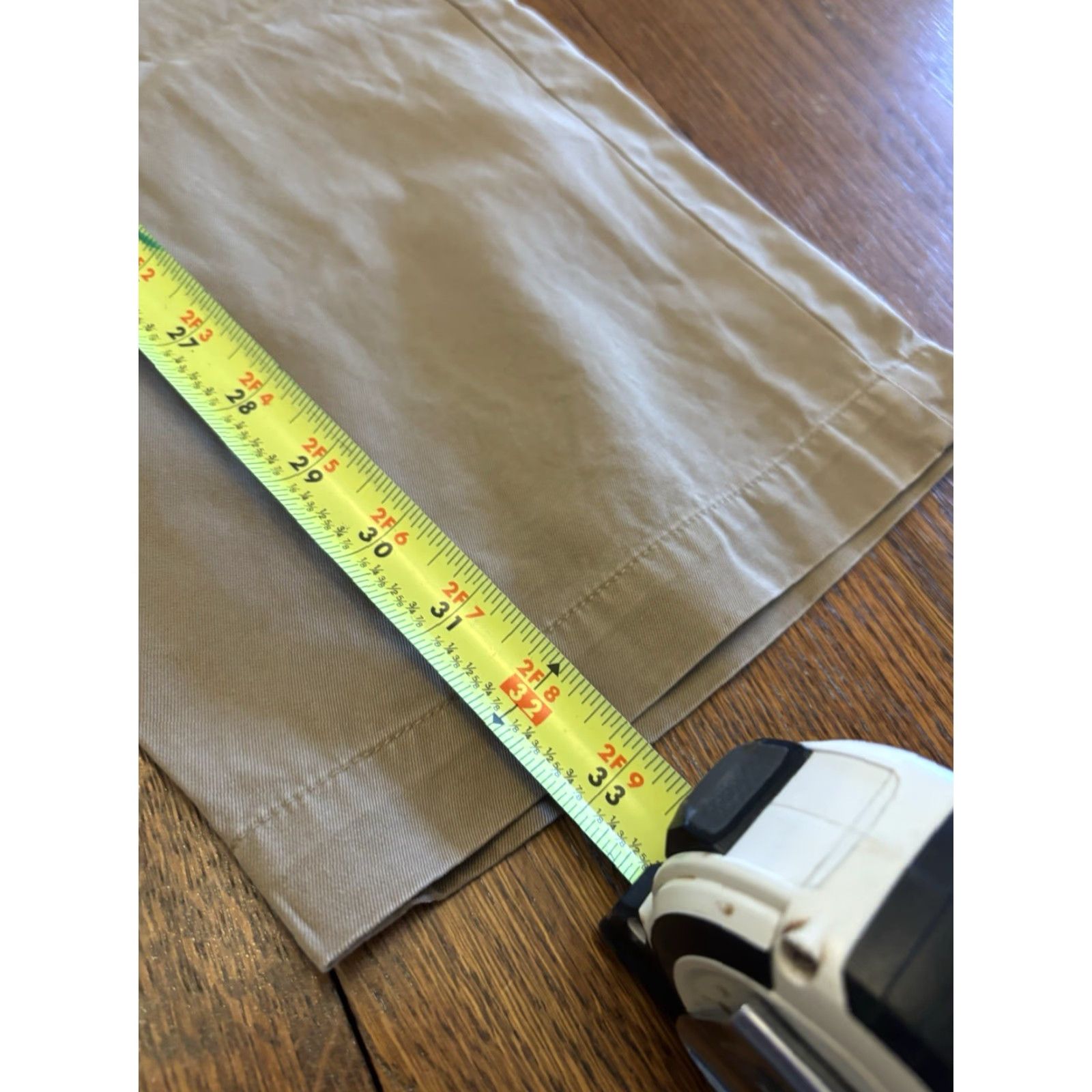 Banana Republic Banana Republic Gavin Chino Pants Flat Front Washed Brown 38X32 Size US 38 / EU 54 - 4 Thumbnail