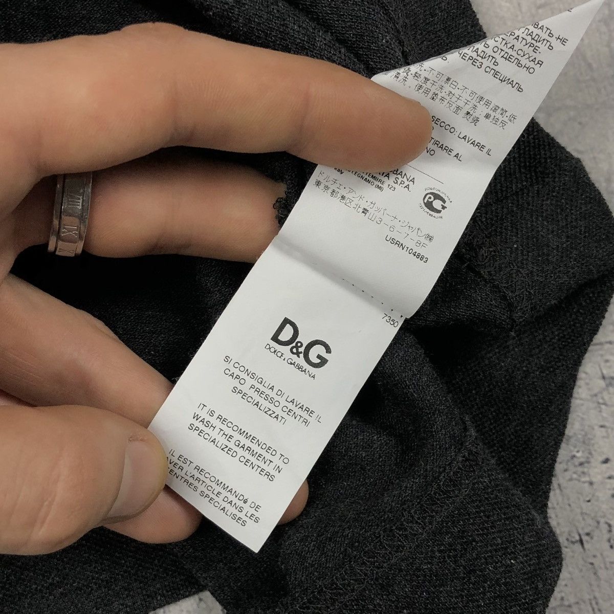 Dolce & Gabbana × Vintage Vintage Dolce+Gabbana Embroidered Logo Luxury Designer Polo Size US L / EU 52-54 / 3 - 10 Thumbnail