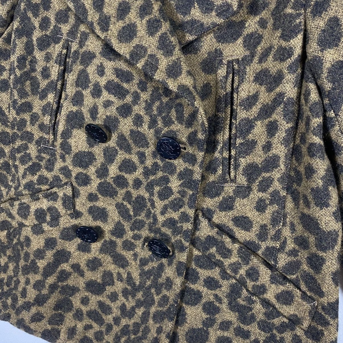 Hysteric Glamour × Vintage Vintage Hysteric Glamour Leopard Double Breasted Wool Jacket Size US M / EU 48-50 / 2 - 12 Thumbnail