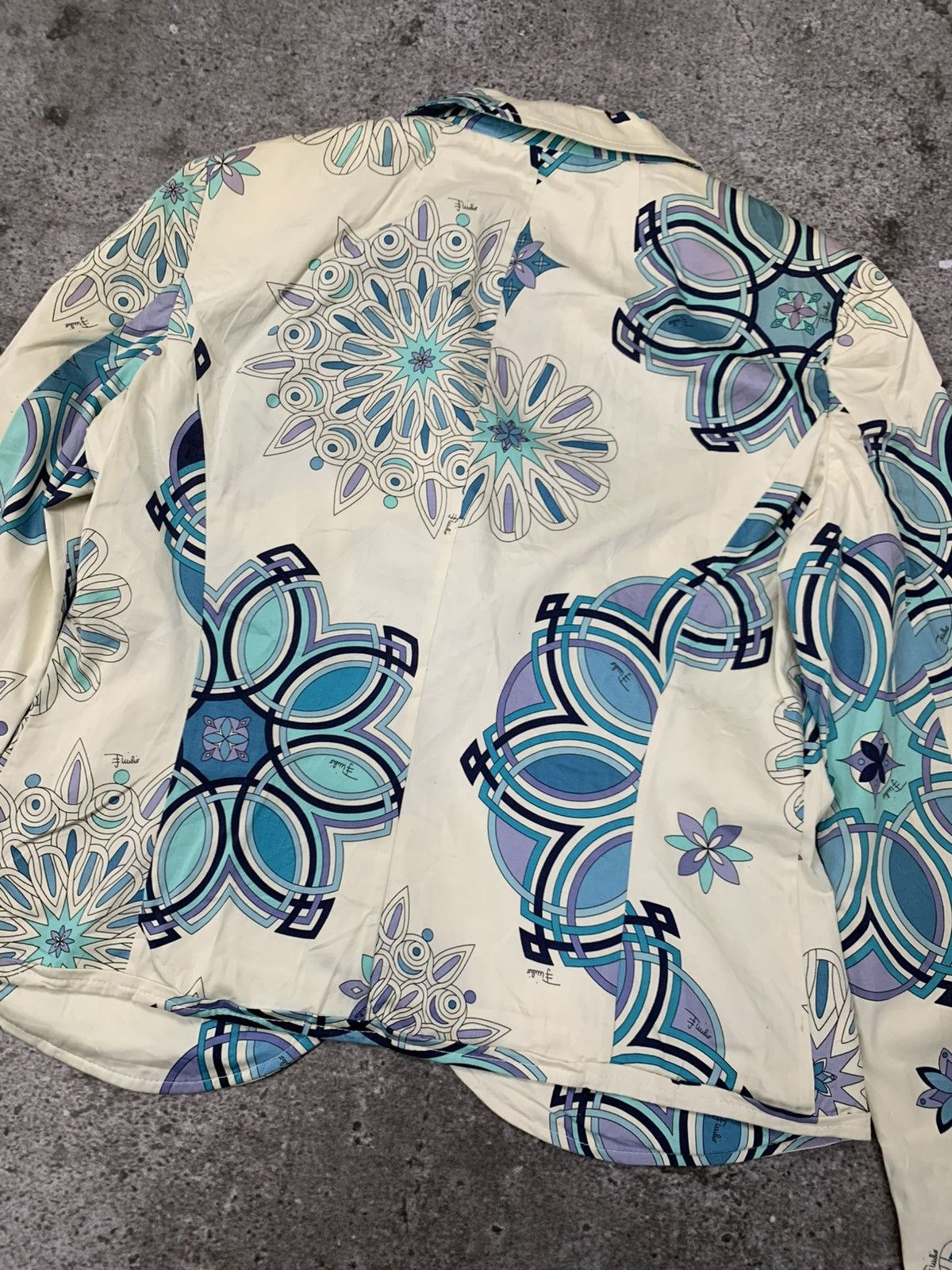 Emilio Pucci Emilio Pucci Blazer Printed Multi Colour Size M / US 6-8 / IT 42-44 - 6 Thumbnail