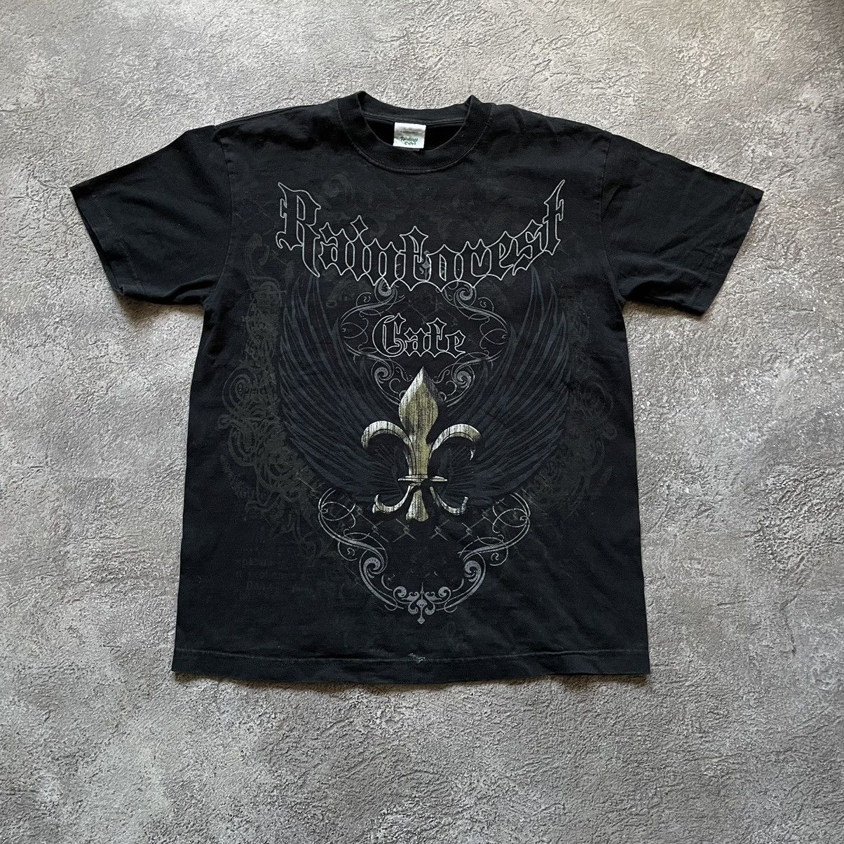 Vintage Vintage Y2K Affliction Graphic Tee Dark Streetwear Baggy M Size US M / EU 48-50 / 2 - 2 Thumbnail
