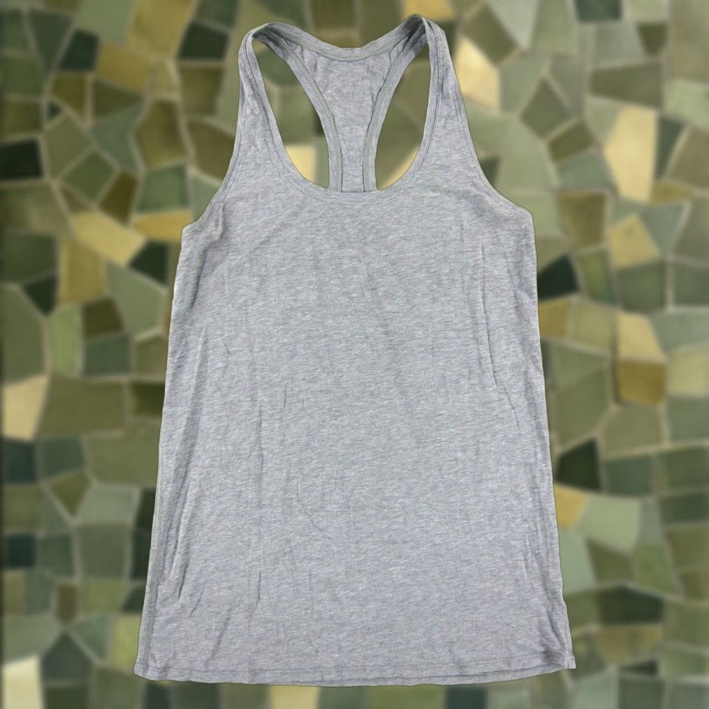 Lululemon Lululemon Tank Woman M Grey Cotton Lightweight Active Casual Jersey Stretch Size M / US 6-8 / IT 42-44 - 1 Thumbnail
