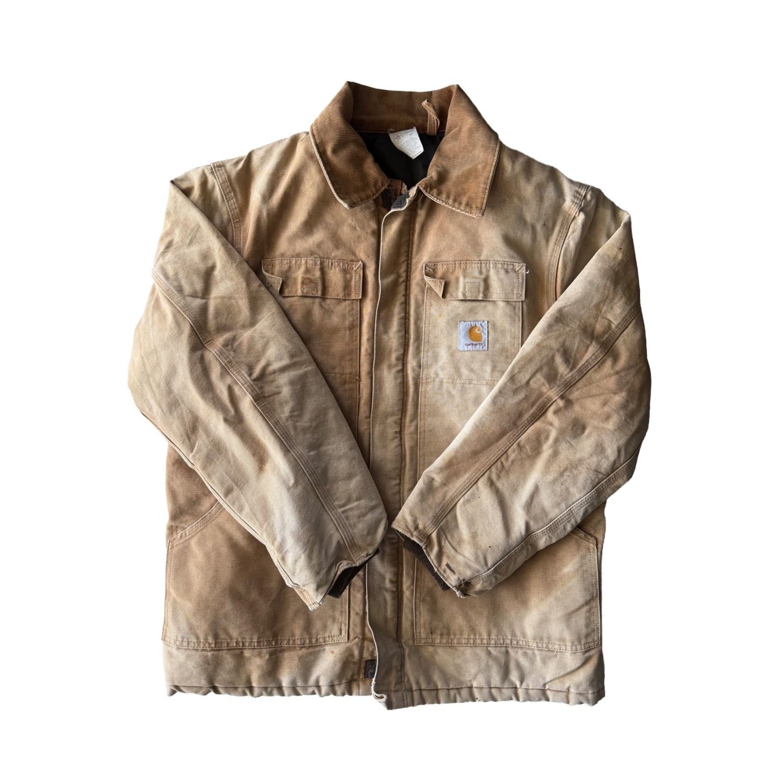 Carhartt Vintage Carhartt BrownDuck Quilted Work Jacket Size 44 CQ186 Size US XL / EU 56 / 4 - 1 Thumbnail
