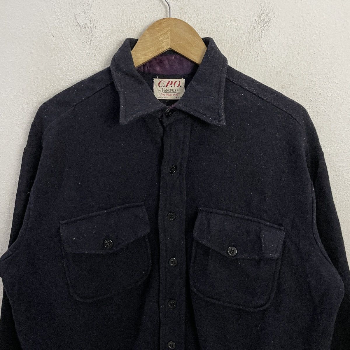 CPO Vintage 90s C.P.O By Campus Wool Jacket Size US L / EU 52-54 / 3 - 4 Thumbnail