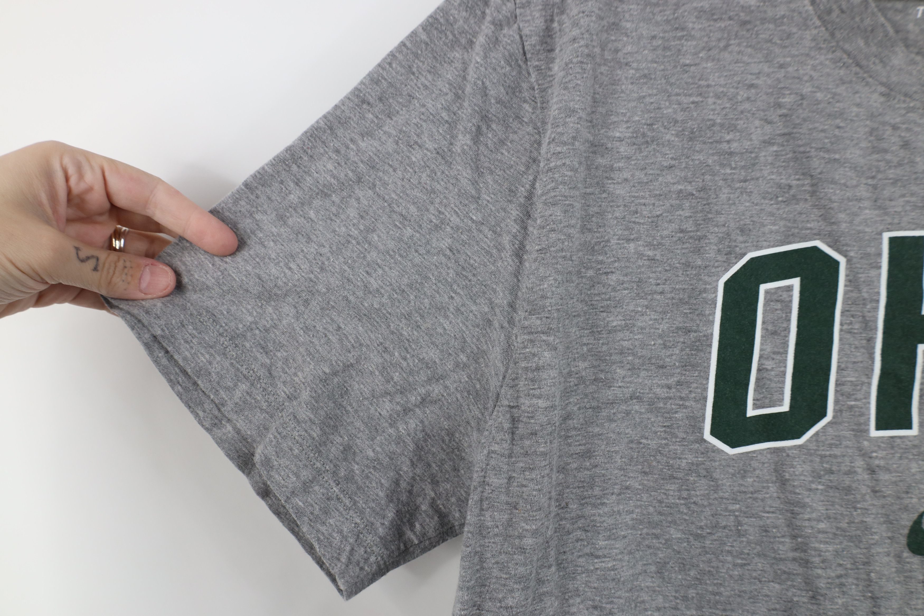 Nike Nike Center Swoosh Ohio University T-Shirt Heather Gray Size US L / EU 52-54 / 3 - 6 Thumbnail