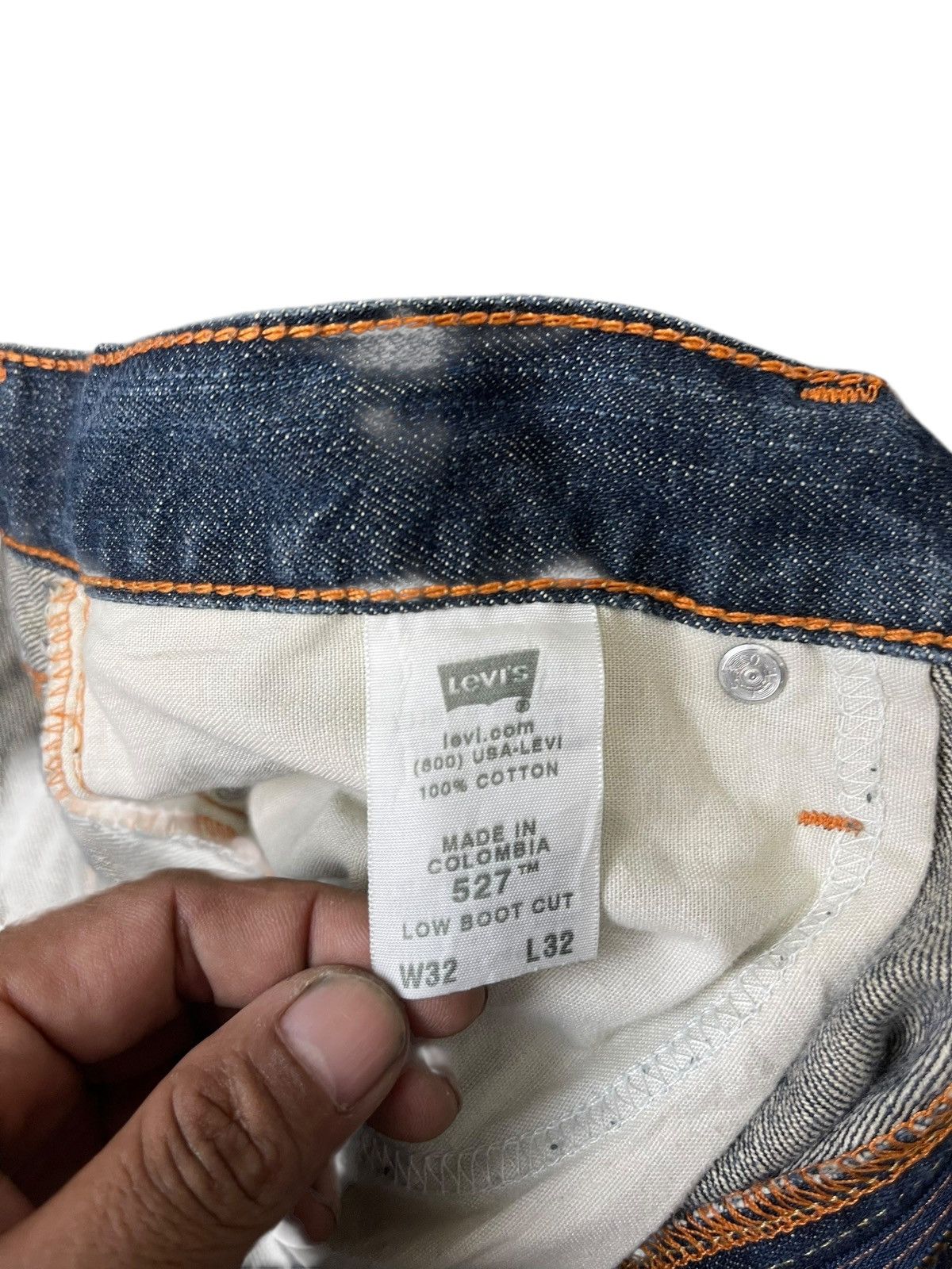 Levi's Vintage Levi’s 527 Low Boot Cut Jeans Flare Size US 32 / EU 48 - 7 Thumbnail