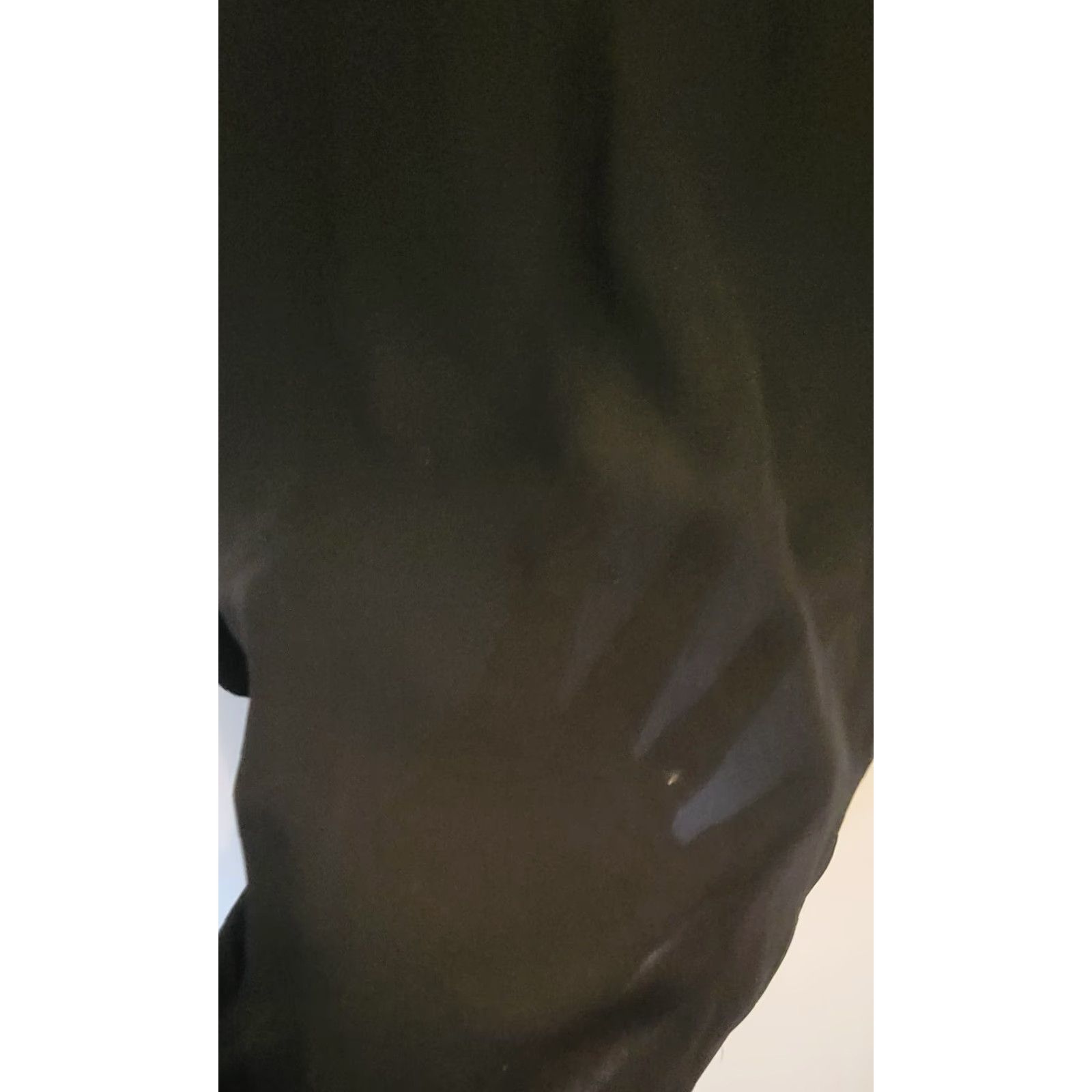 Vintage Pure Energy Black Tunic Blouse 1X V-Neck 3/4 Sleeve Sheer Back Split Casual Womens Plus Size Size XL / US 12-14 / IT 48-50 - 2 Thumbnail