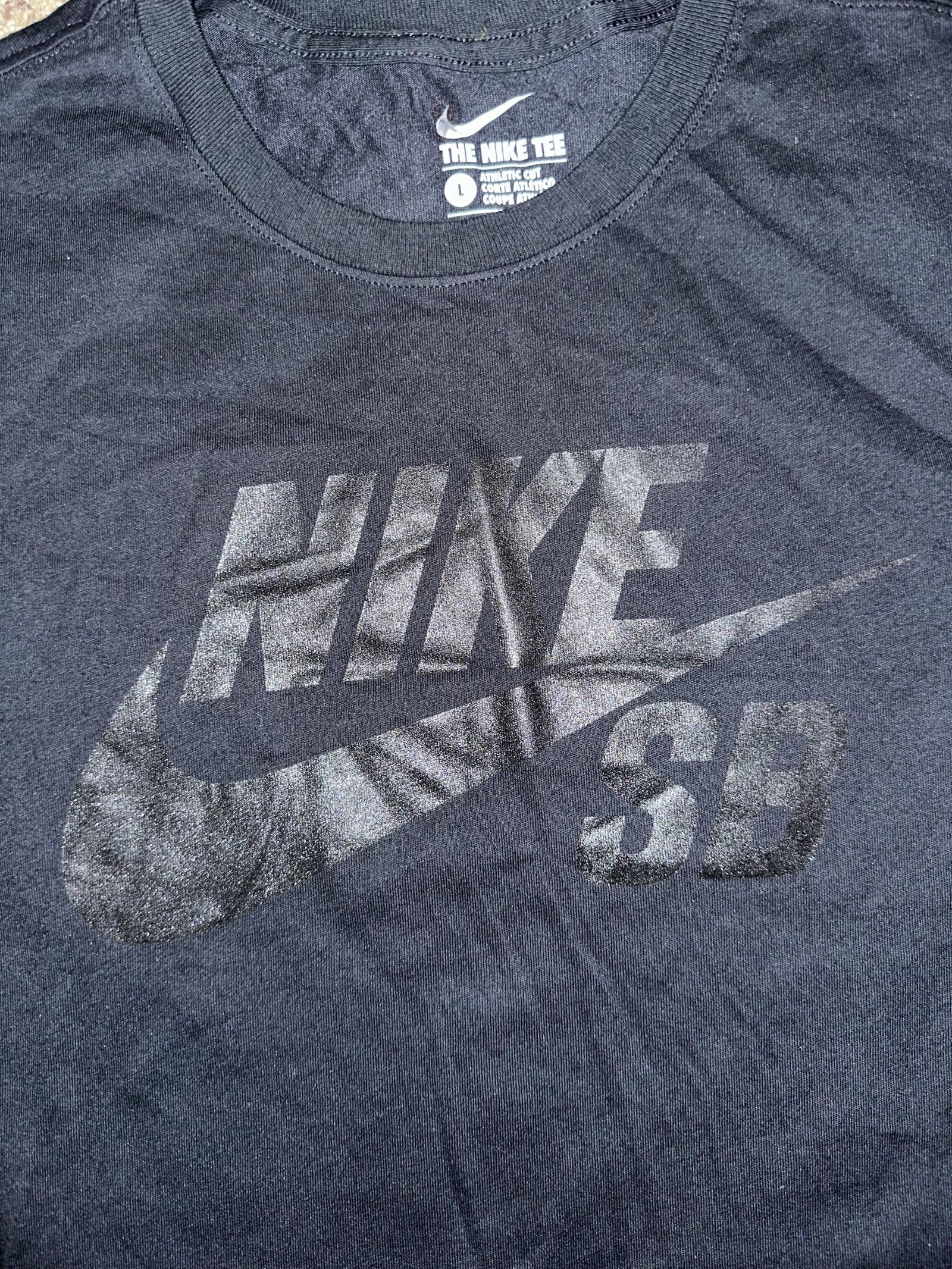 Nike Nike SB Amplified Logo Skate Triple Black T-Shirt 2016 Size US L / EU 52-54 / 3 - 2 Thumbnail