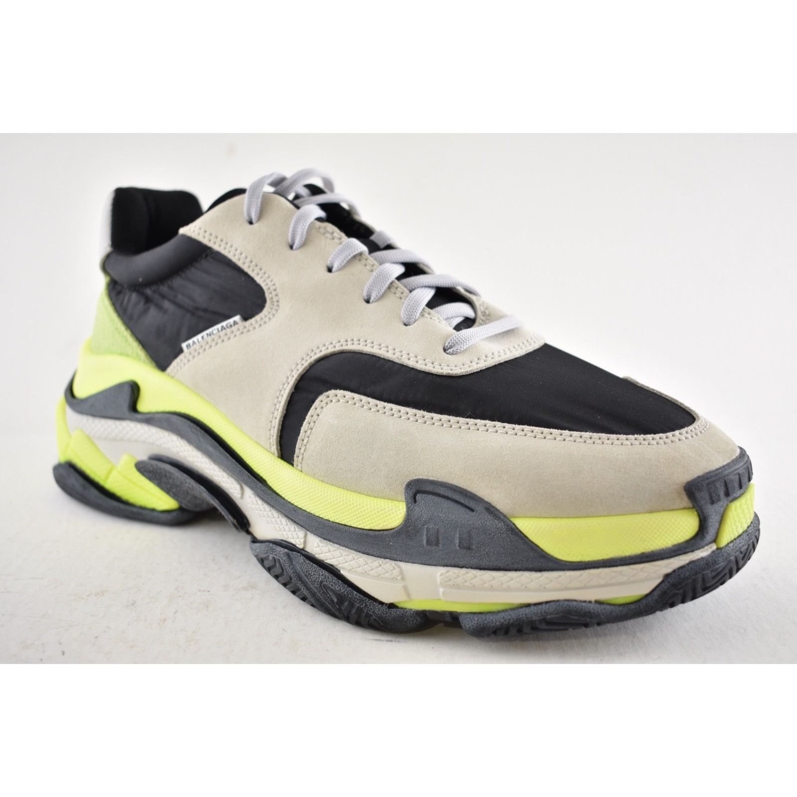 Balenciaga Balenciaga Triple S V2 Black Grey Jaune Sneaker 44 11 Size US 11 / EU 44 - 3 Thumbnail