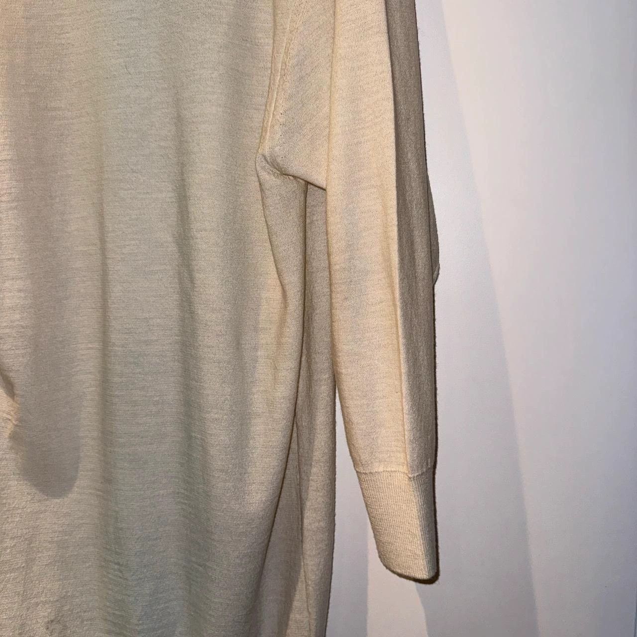 Lemaire Lemaire Off-White 100% Merino Wool Knit Top 165/50 Size S / US 4 / IT 40 - 7 Thumbnail