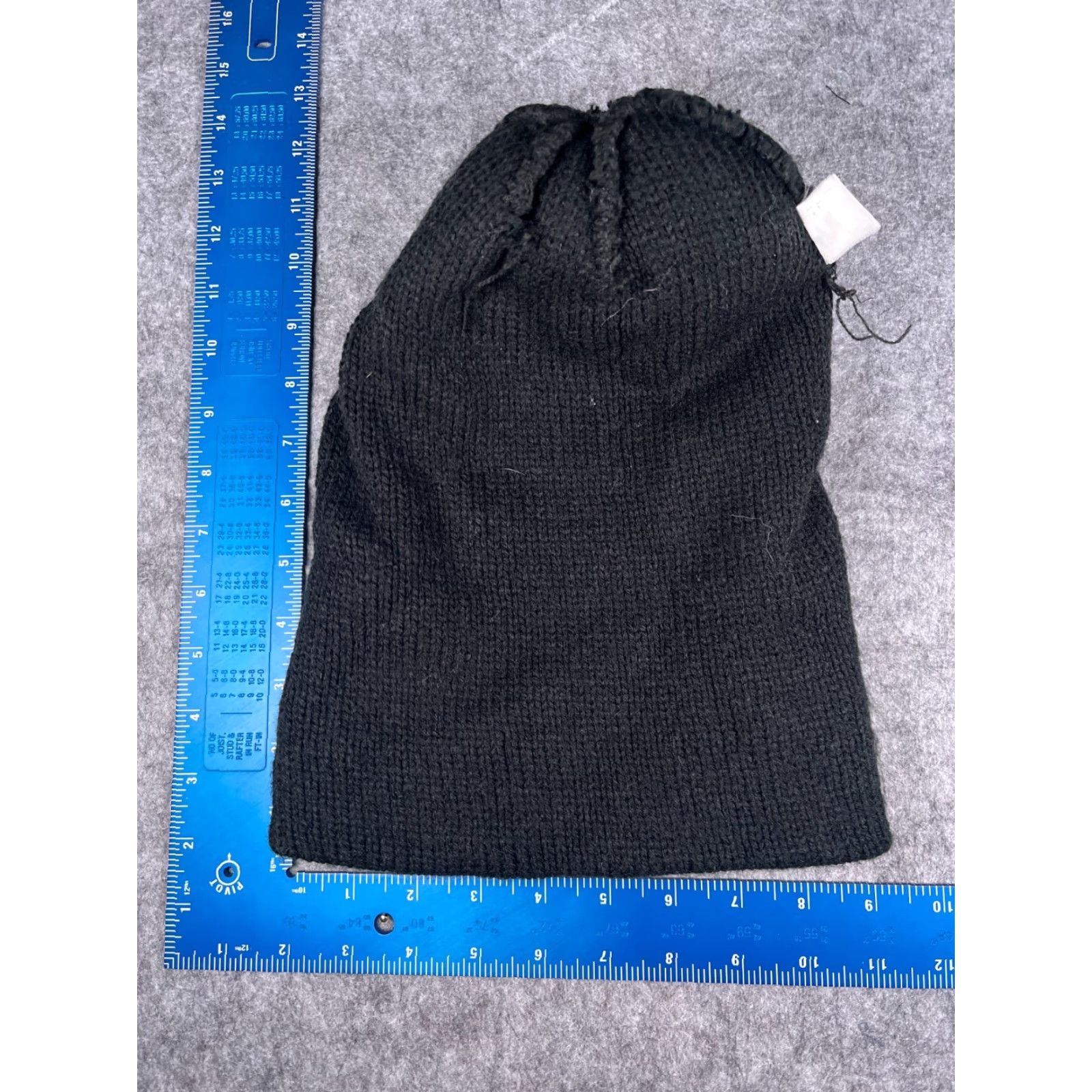 Vintage Camp Civitan Beanie Cap Unisex Adults One Size Black Gray Stripe Knit 100% Acrylic Pom Size ONE SIZE - 7 Thumbnail