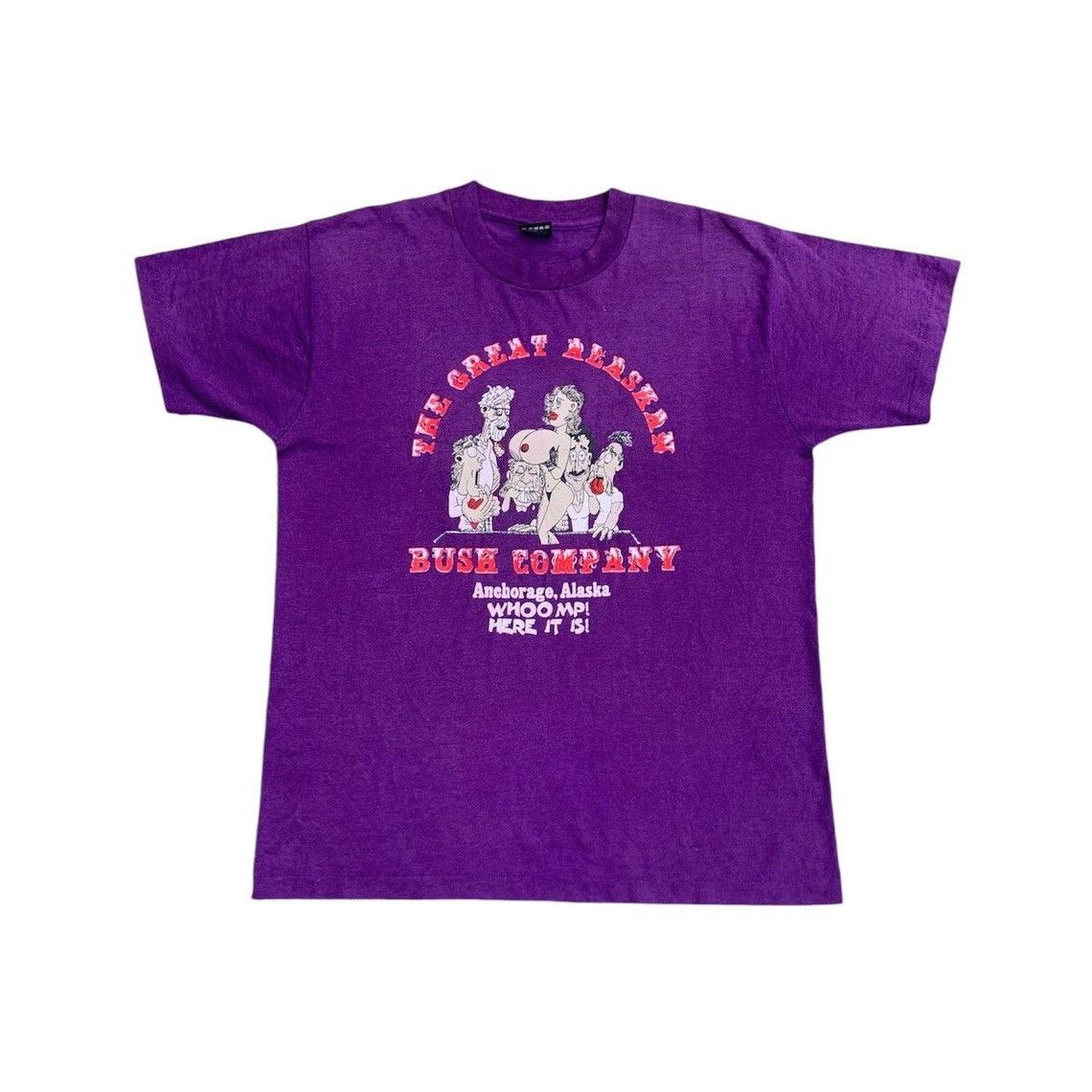 Vintage Vintage 90s The Great Alaskan Bush Company Porn Tee Size US L / EU 52-54 / 3 - 1 Thumbnail