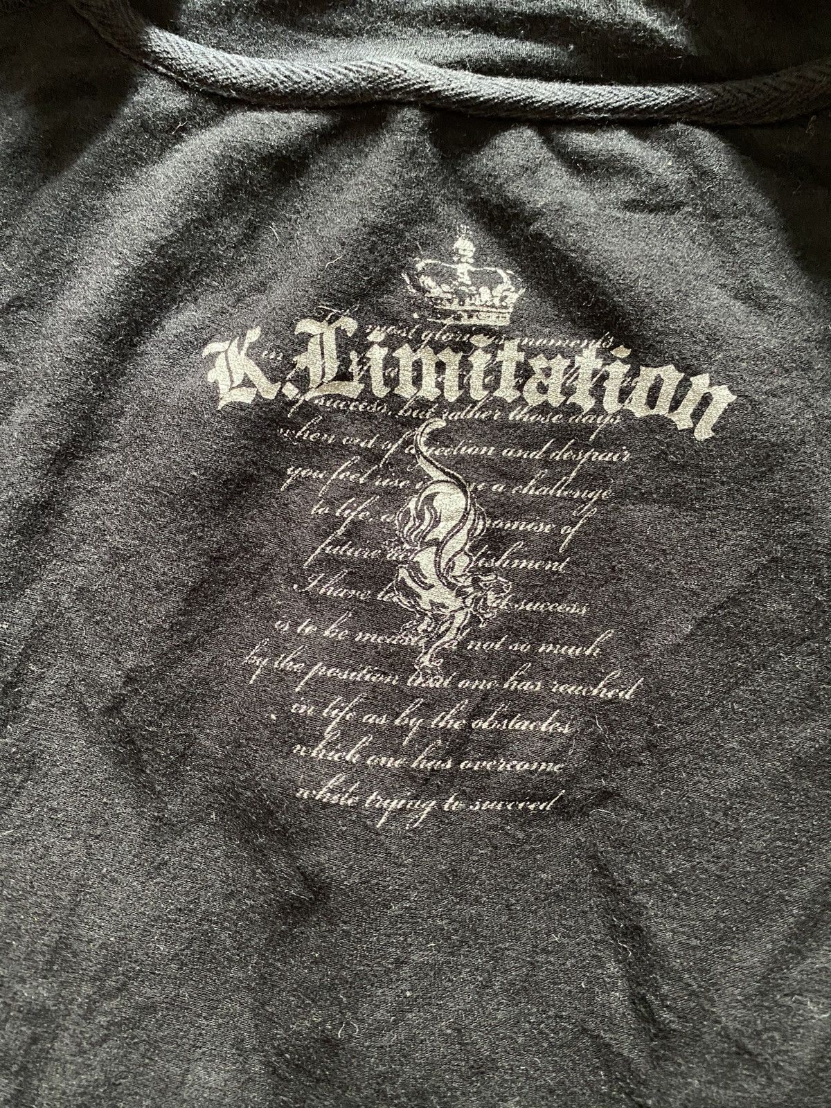 If Six Was Nine × Japanese Brand × Le Grande Bleu (L.G.B.) Japanese k.limitation cross embroidery longsleeve tshirt Size US L / EU 52-54 / 3 - 7 Thumbnail