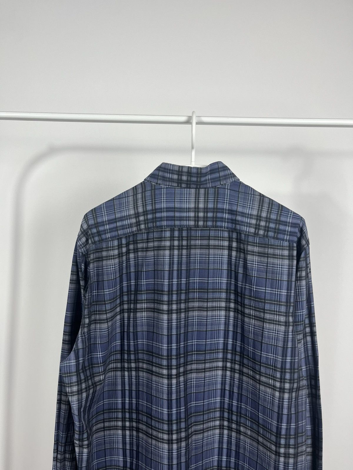 Burberry Burberry Brit Blue Plaid Button-Up Shirt Size L Size US L / EU 52-54 / 3 - 11 Thumbnail
