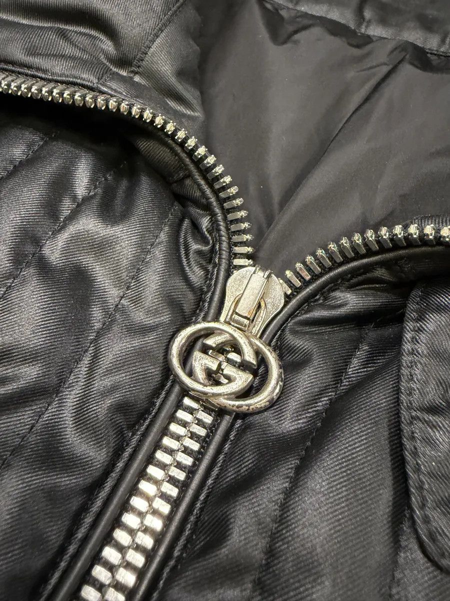 Gucci 2000s Gucci Black Biker Avnat-Garde Puffer Jacket by Tom Ford Size US L / EU 52-54 / 3 - 10 Thumbnail