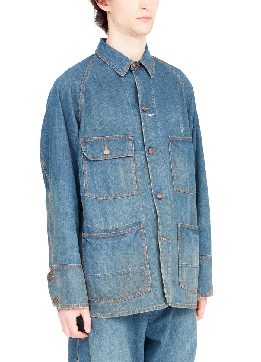 Maison Margiela oc11z0925 Denim Jacket in Blue Size US S / EU 44-46 / 1 - 3 Thumbnail