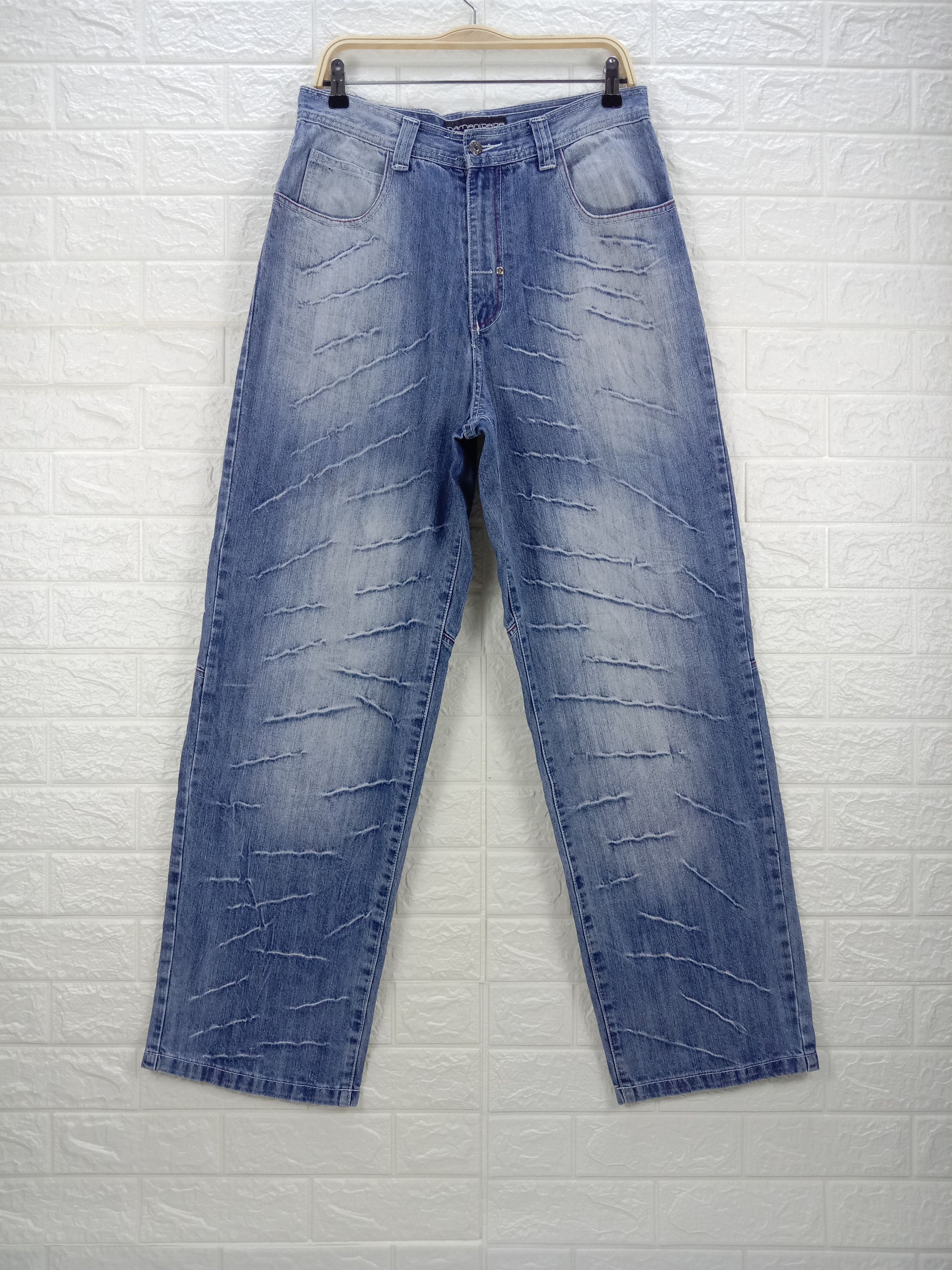 image of Baggy Jeans Vintage Damani Dada Wide Jeans in Blue, Men's (Size 32)