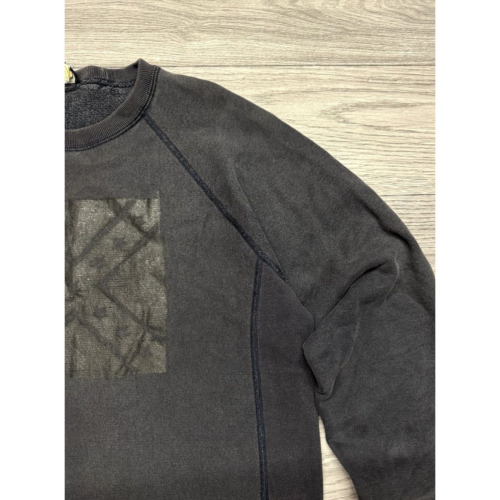 A.P.C. VINTAGE A.P.C Sweatshirt Men Sz 2 Faded Black Size US XS / EU 42 / 0 - 5 Thumbnail