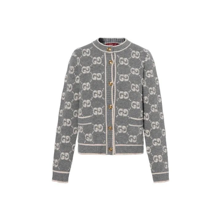 Gucci Gucci GG Knit Long Sleeve Cardigan for Women Size M / US 6-8 / IT 42-44 - 1 Thumbnail