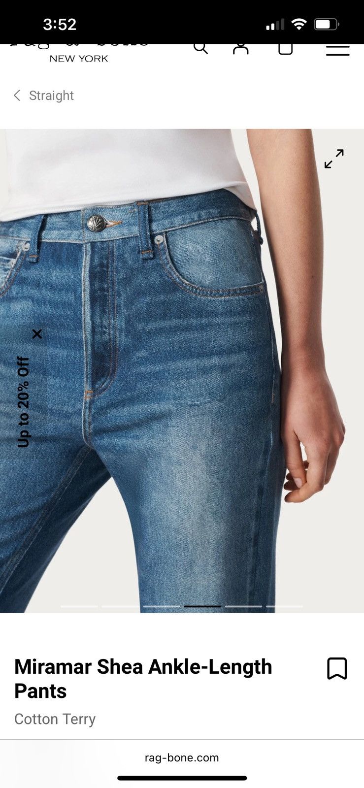 Rag & Bone Rag and bone miramar shea ankle length pants Size 28" / US 6 / IT 42 - 4 Thumbnail
