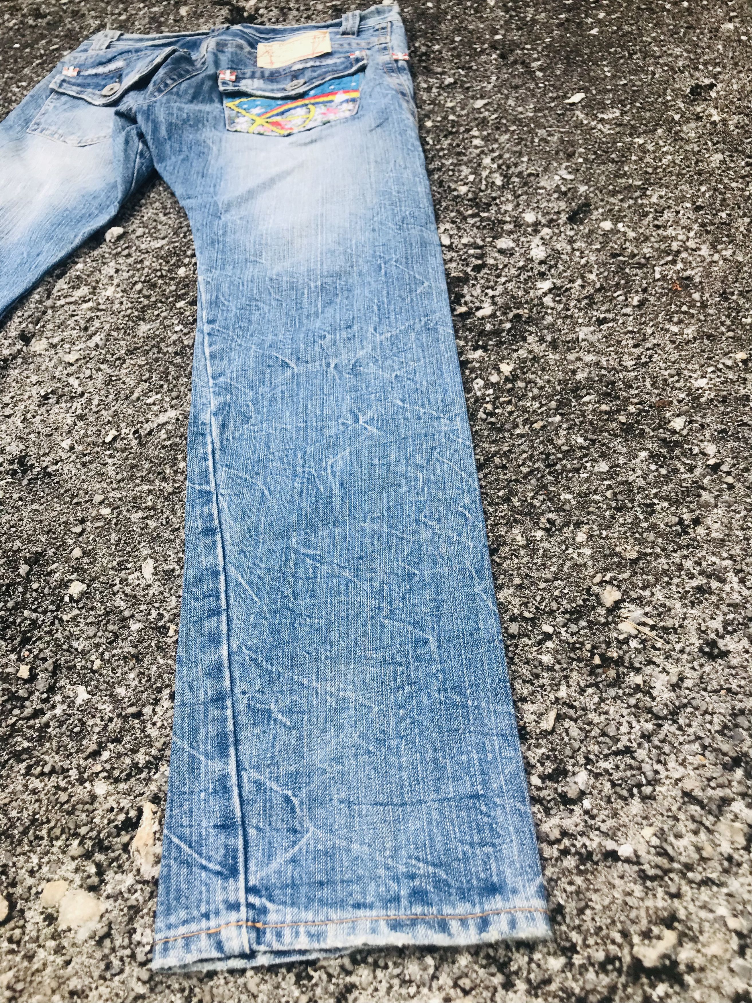 If Six Was Nine Vintage Antgauge distressed jeans Size US 32 / EU 48 - 3 Thumbnail