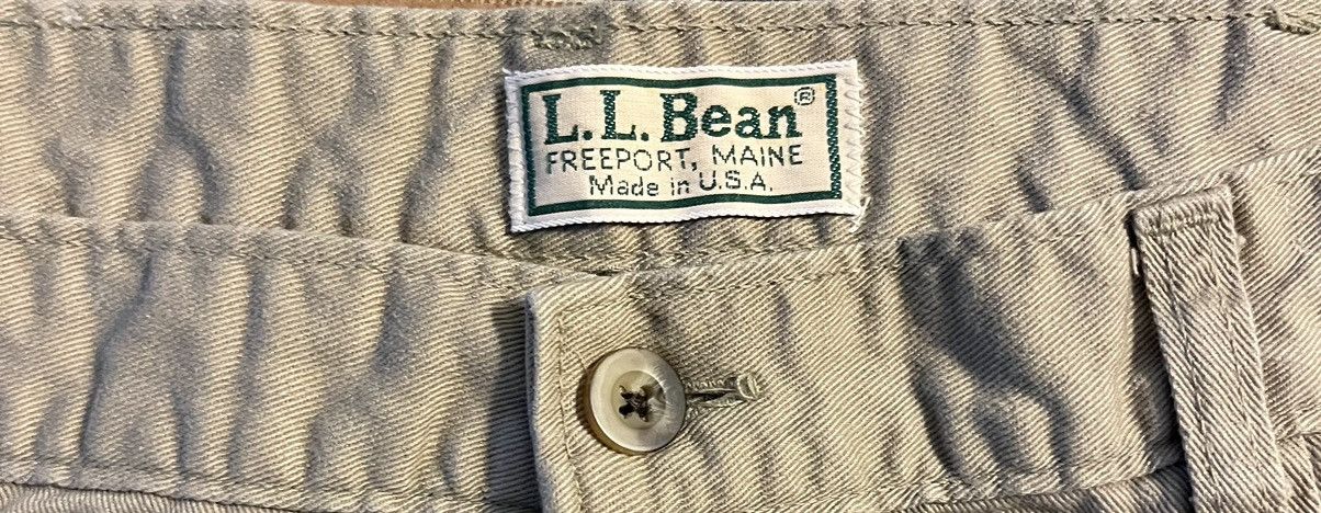 L.L. Bean × Vintage 90s L.L. Bean Tan Pants 38x29 Size US 38 / EU 54 - 3 Thumbnail