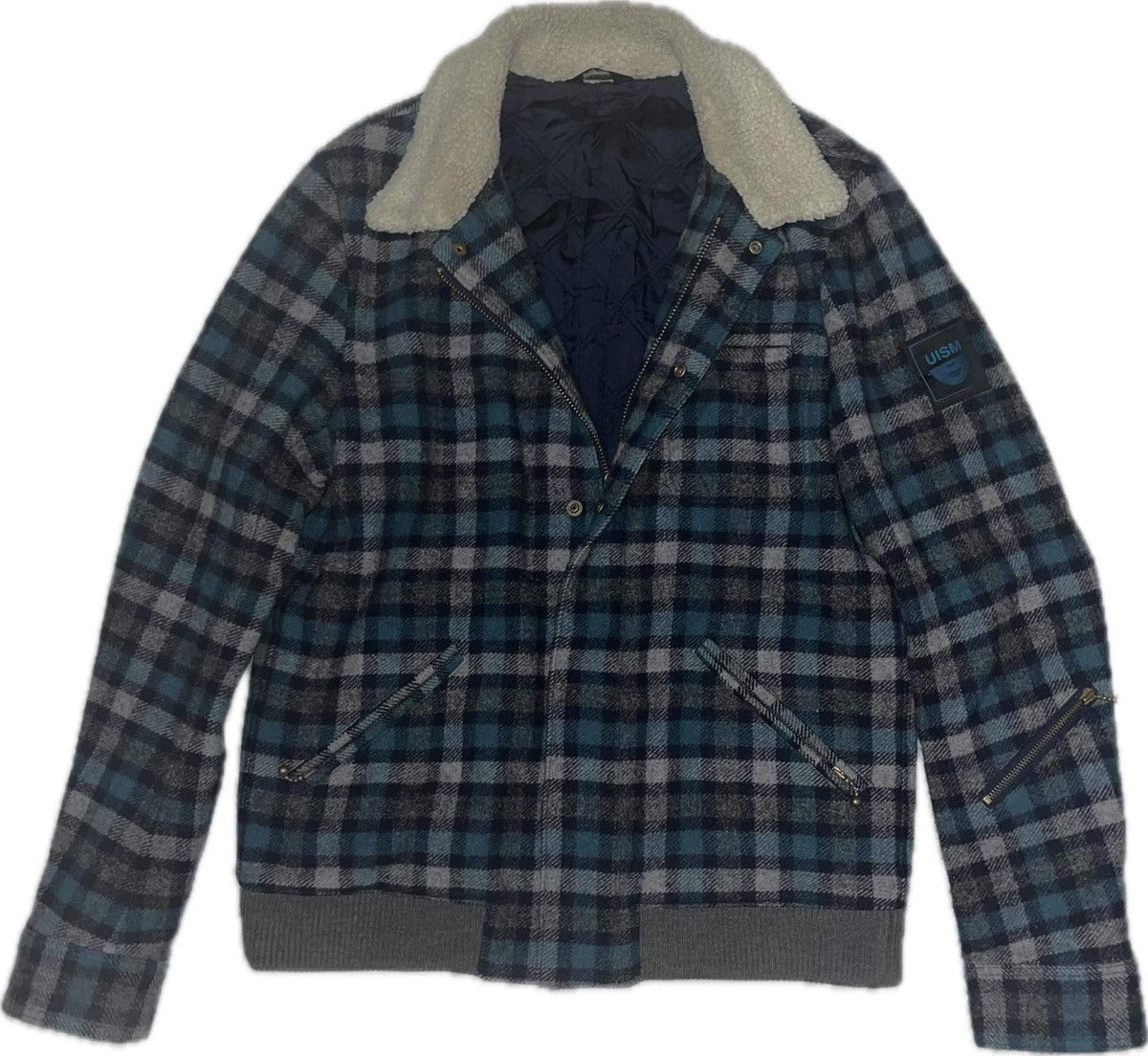 Undercover AW08 'Unrealrealclothes' Sherpa Wool Riders Jacket Size US L / EU 52-54 / 3 - 1 Thumbnail