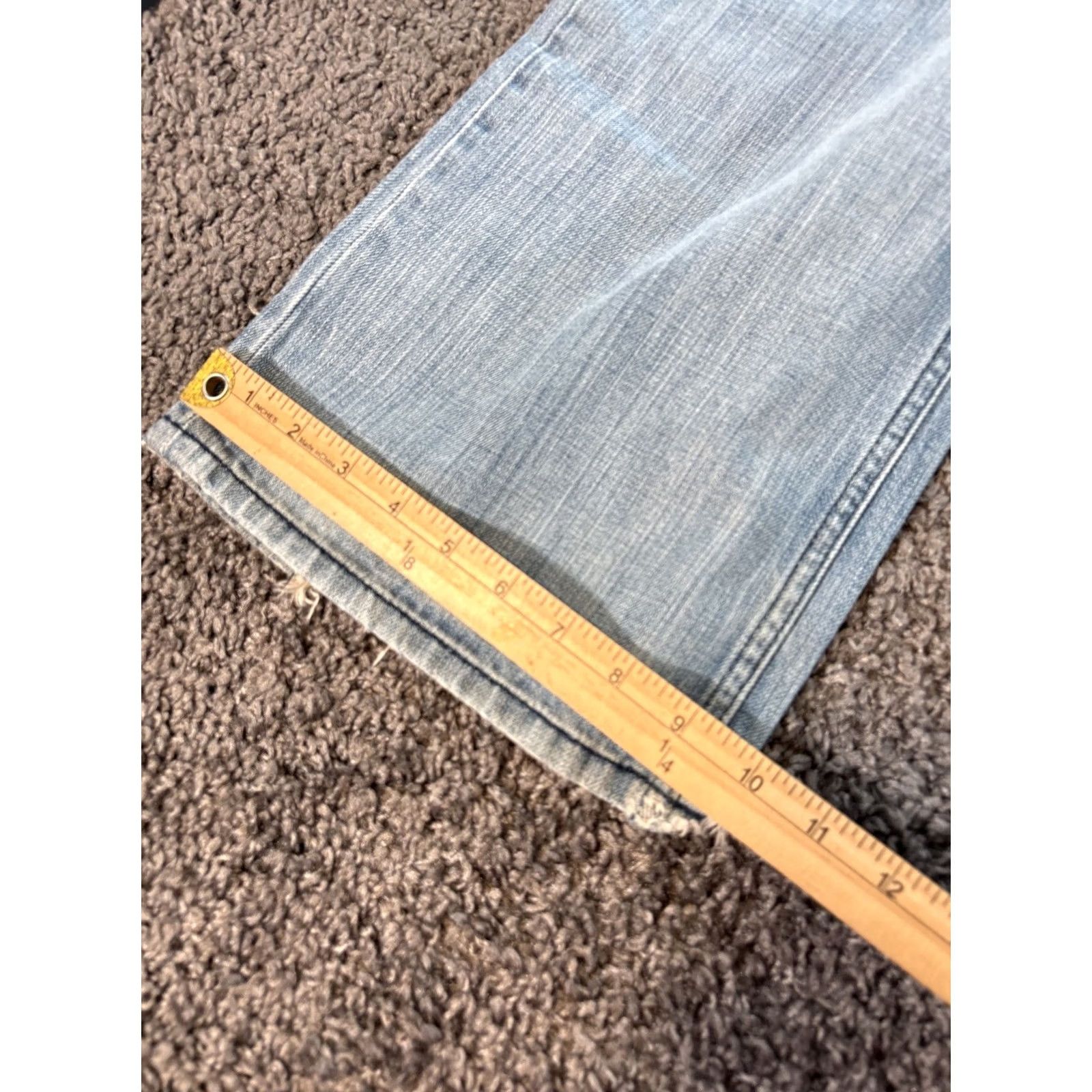 Express Express Jeans Blake Loose Low Rise Bootcut Jeans 34x32 Blue Mens Regular Vintage VTG Distressed Retro Streetwear Jeans Size US 34 / EU 50 - 3 Thumbnail