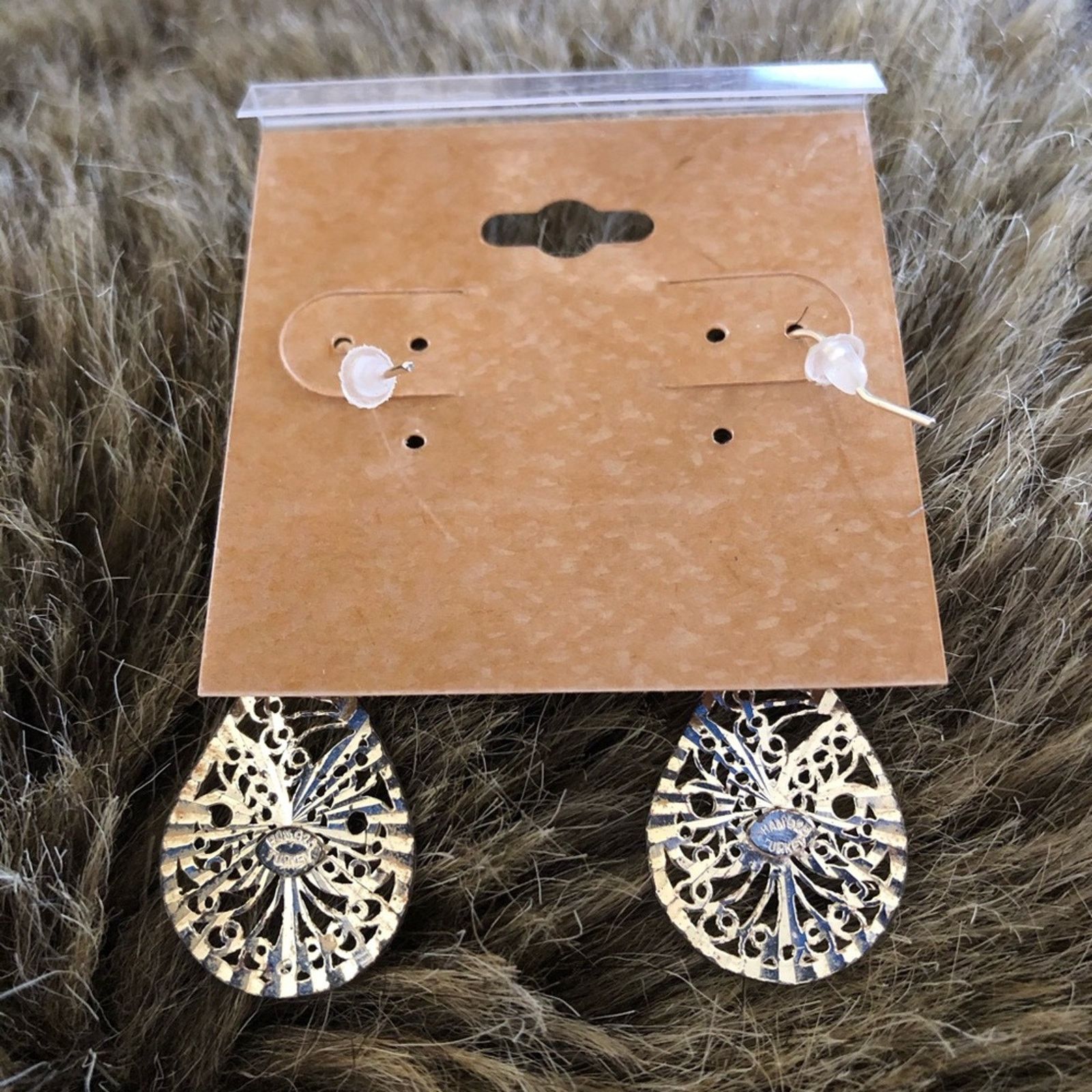 Vintage Vintage 925 diamond cut filigree disc earrings Size ONE SIZE - 2 Thumbnail