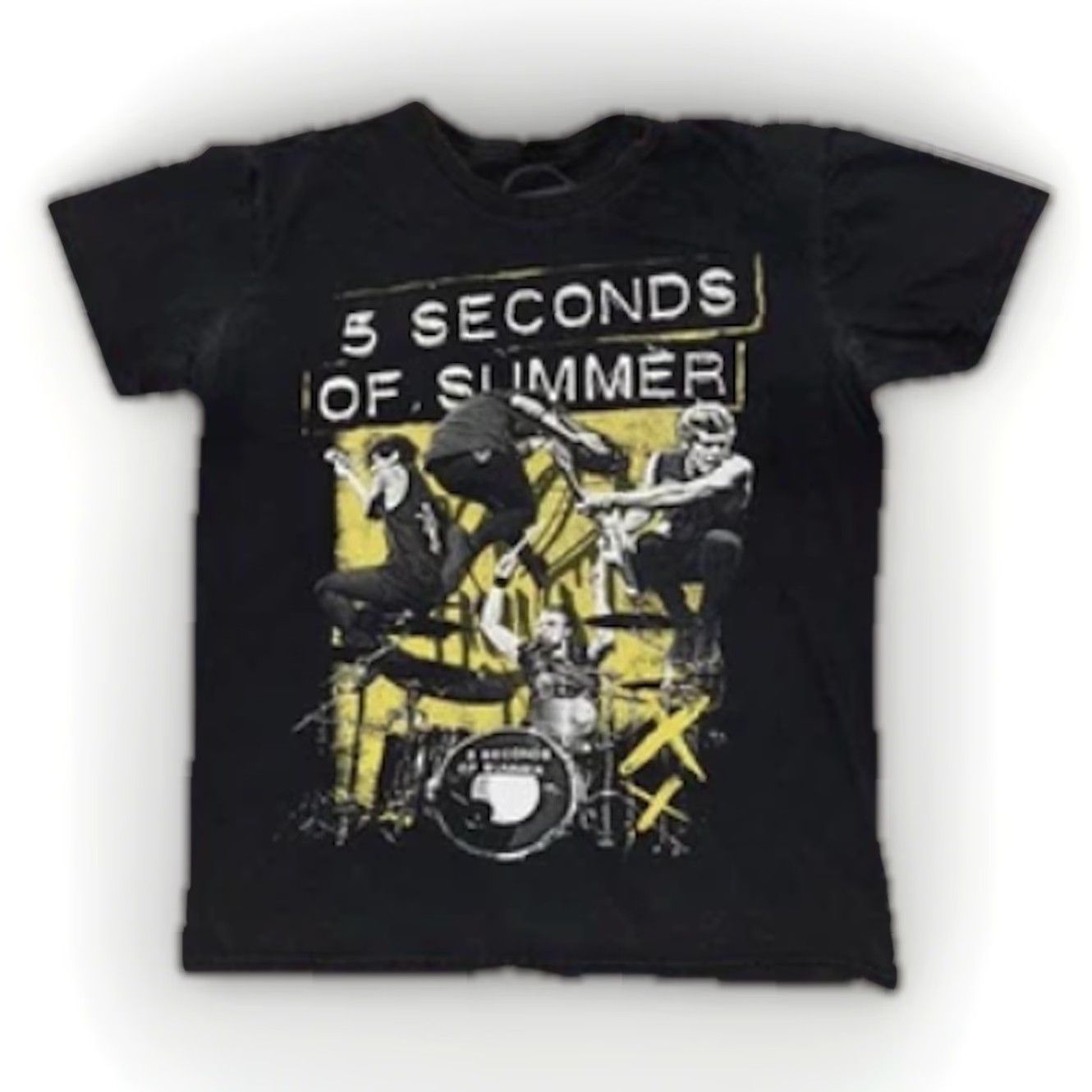 Vintage VINTAGE 5 Seconds of Summer Band Tee Black Graphic Short Sleeve T-Shirt Men Small Rock Tour Concert Graphic Print Mens S Black Clothing Shirt Size US S / EU 44-46 / 1 - 2 Thumbnail