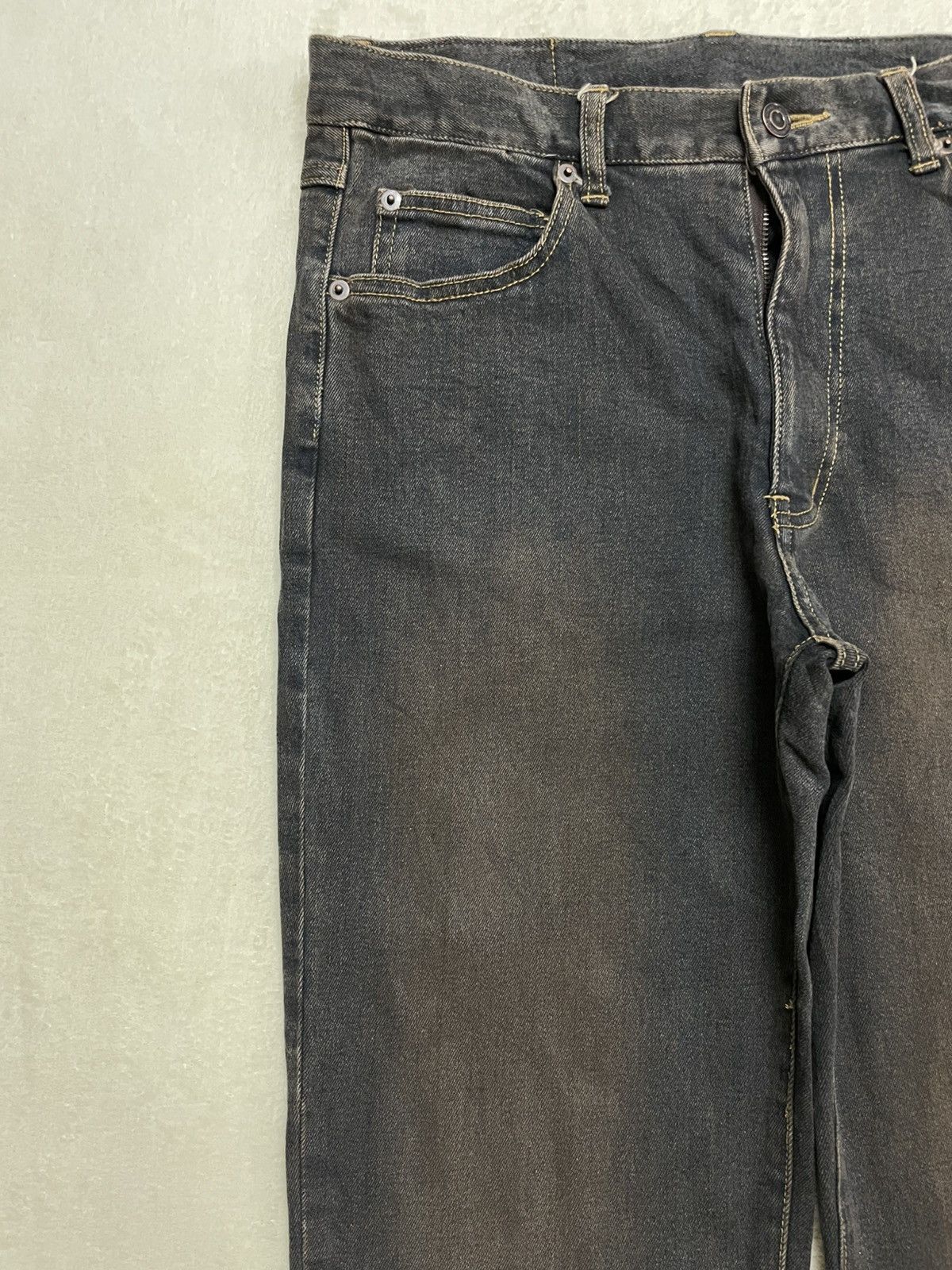 Japanese Brand Vintage Japanese Brand Boot Cut Mudwash Dark Jeans Size US 32 / EU 48 - 5 Thumbnail