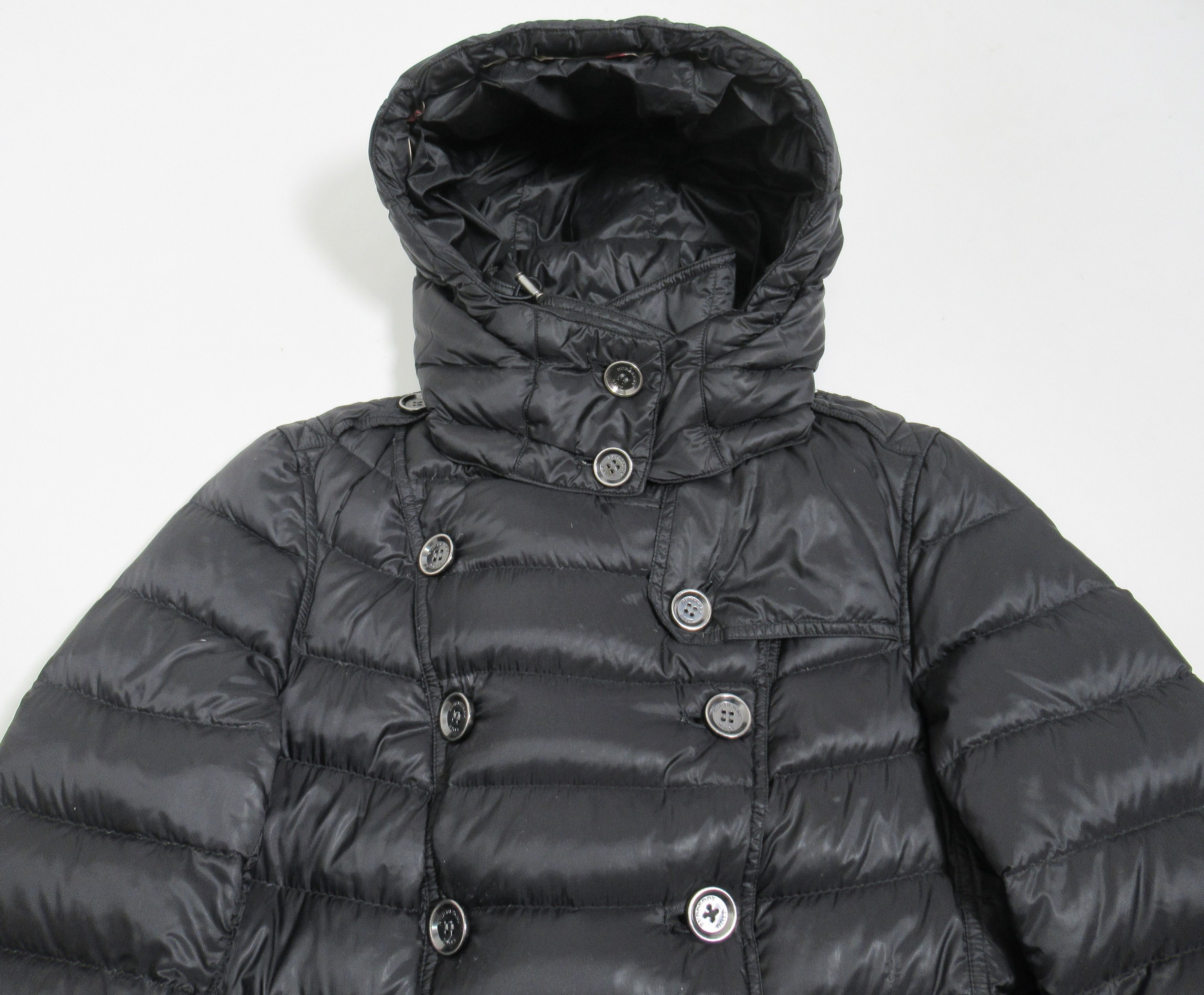 Burberry Burberry Brit Puffer Belted Hood Jacket Black Goose Down M Size M / US 6-8 / IT 42-44 - 2 Thumbnail