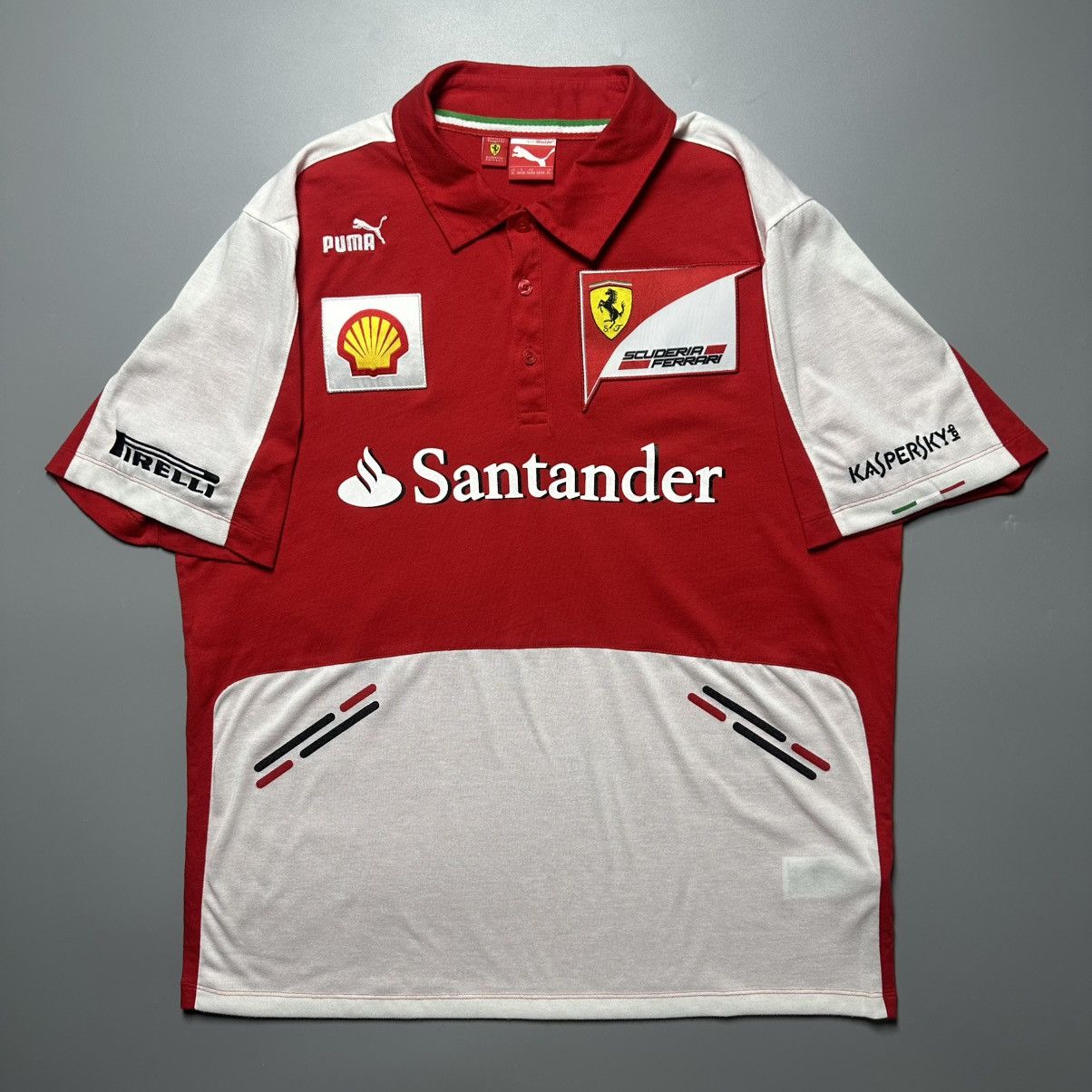 Puma PUMA Men's Sportwear Polo Scuderia Ferrari F1 Team 2013 Size US XL / EU 56 / 4 - 1 Thumbnail