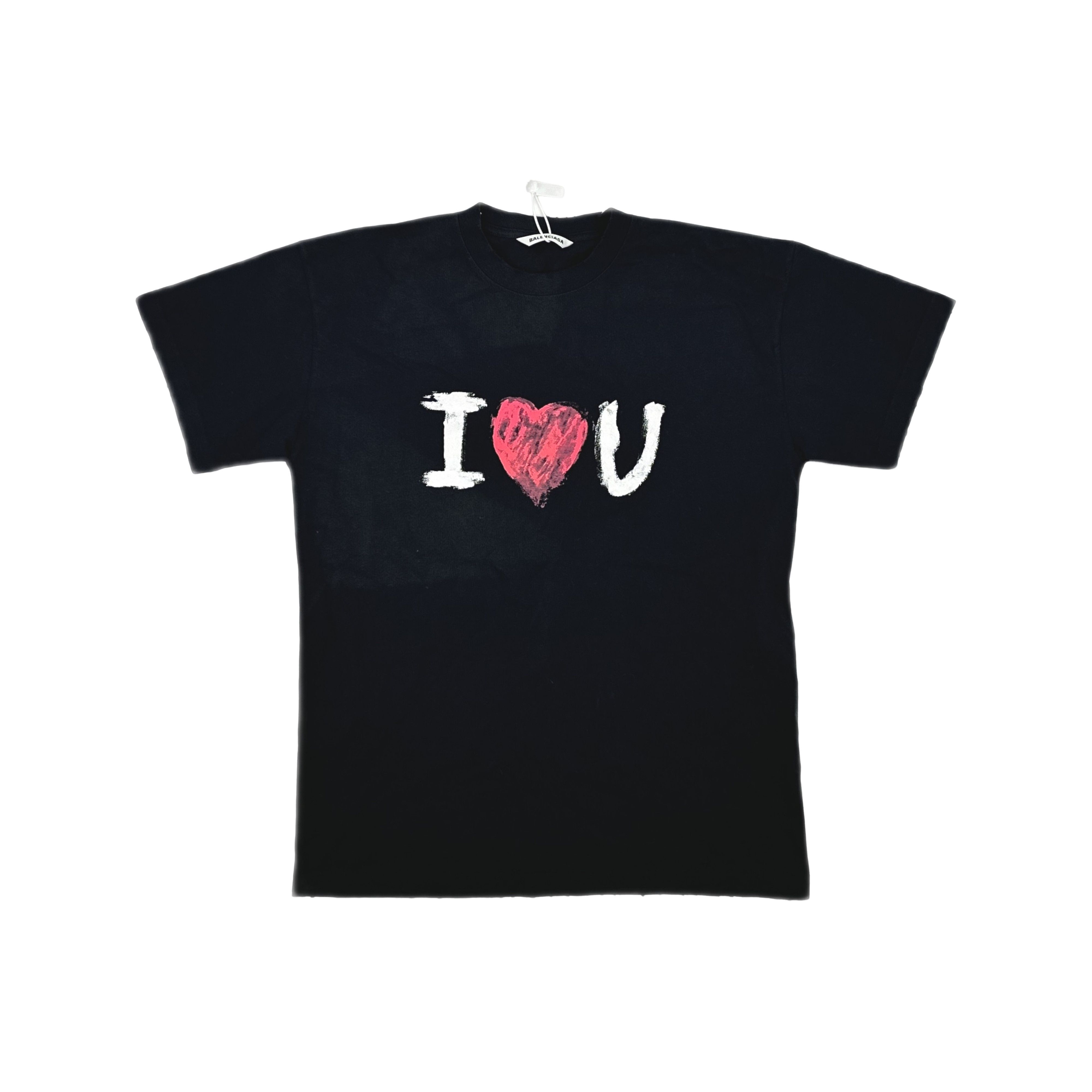 Balenciaga Balenciaga I Love U Print T-Shirt Size S Size US S / EU 44-46 / 1 - 1 Thumbnail