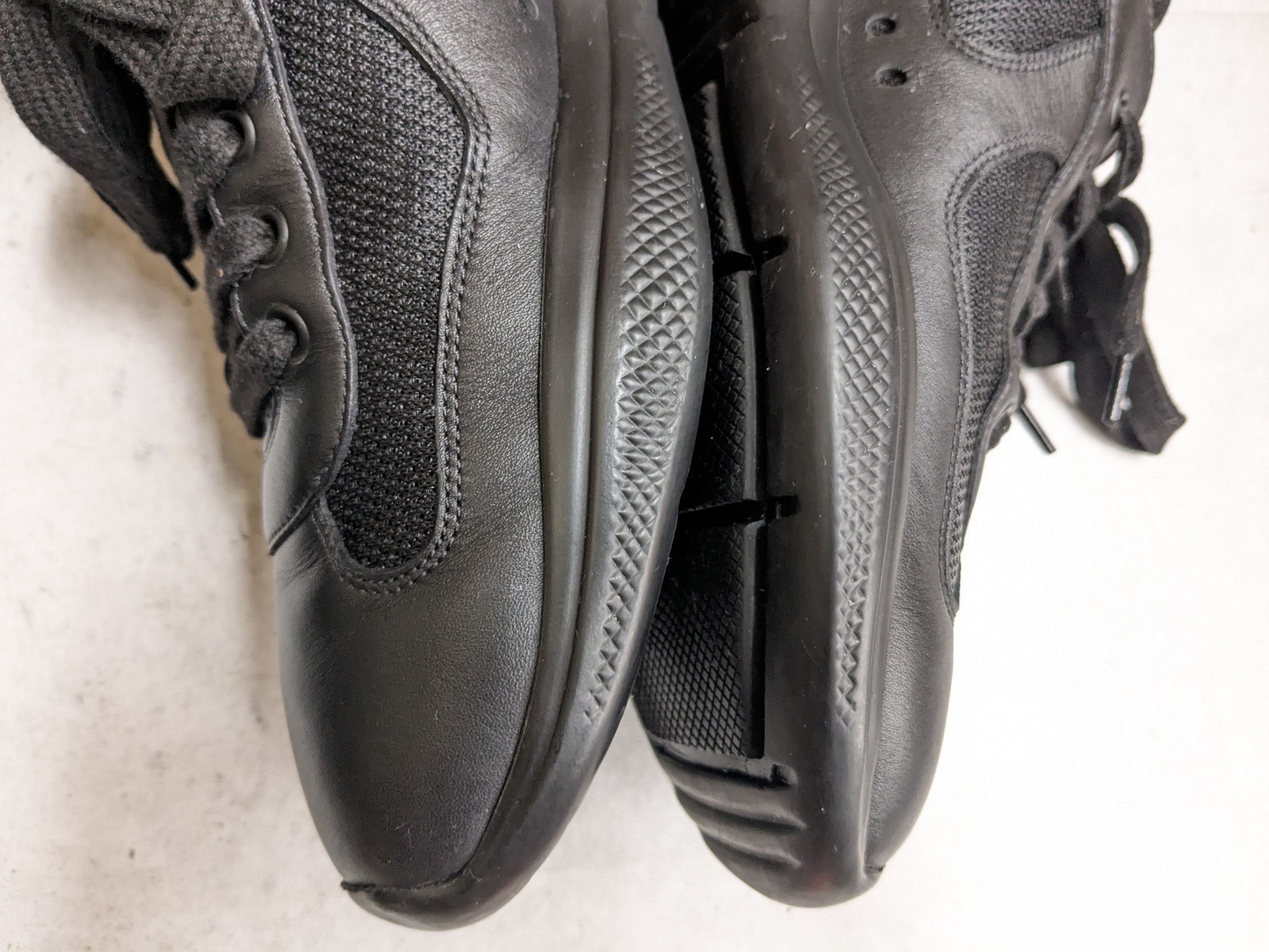 Prada Prada America's Cup Sneakers Black 11 Low Tops Red Size US 11 / EU 44 - 9 Thumbnail