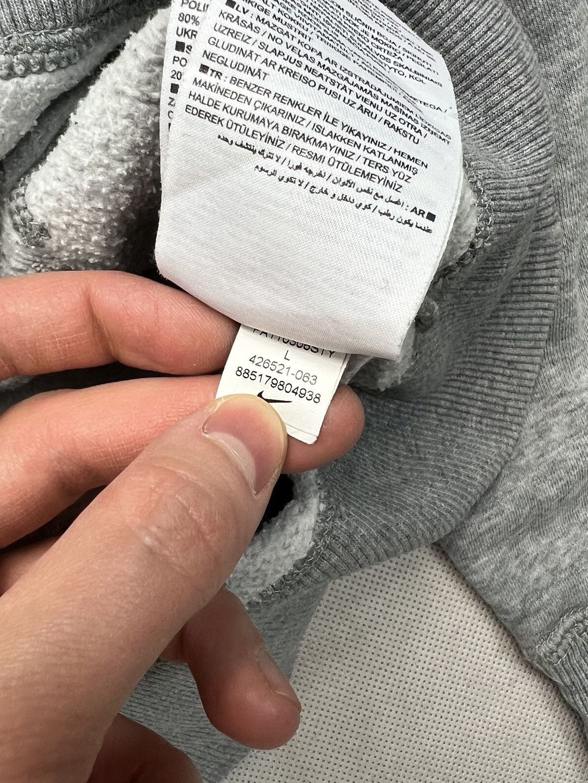 Nike Hoodie Nike 72 spellout big logo y2k Size US L / EU 52-54 / 3 - 3 Thumbnail