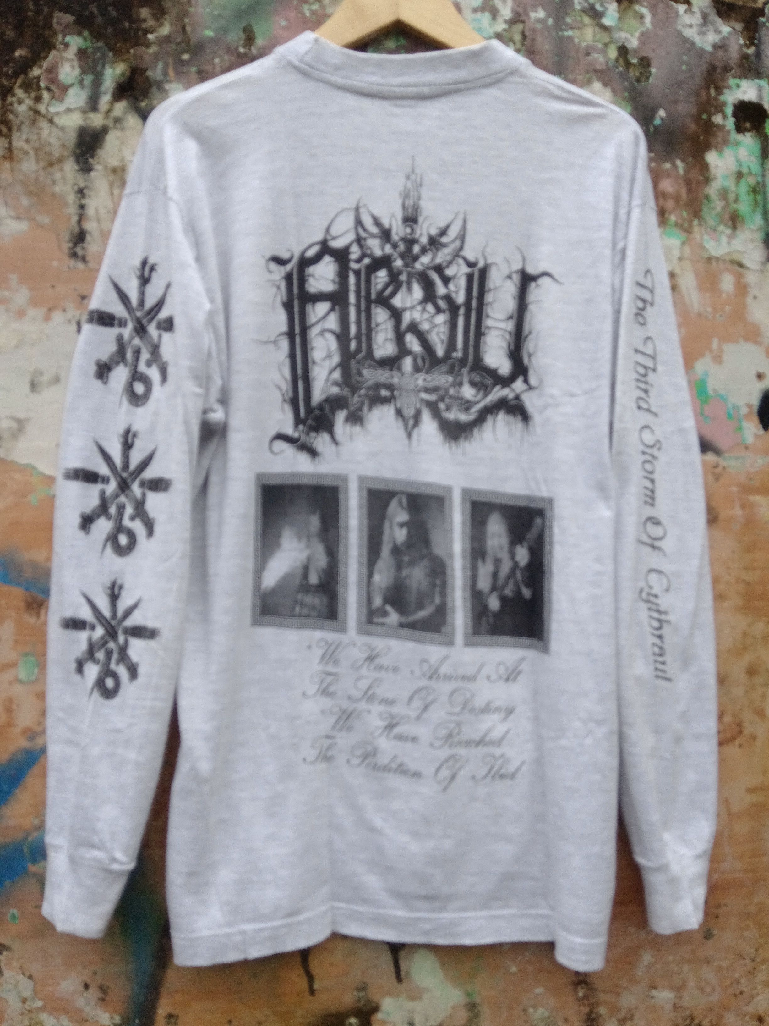 Band Tees × Vintage Vintage 90s OG ABSU the third storm of cythraul Size US XL / EU 56 / 4 - 7 Thumbnail
