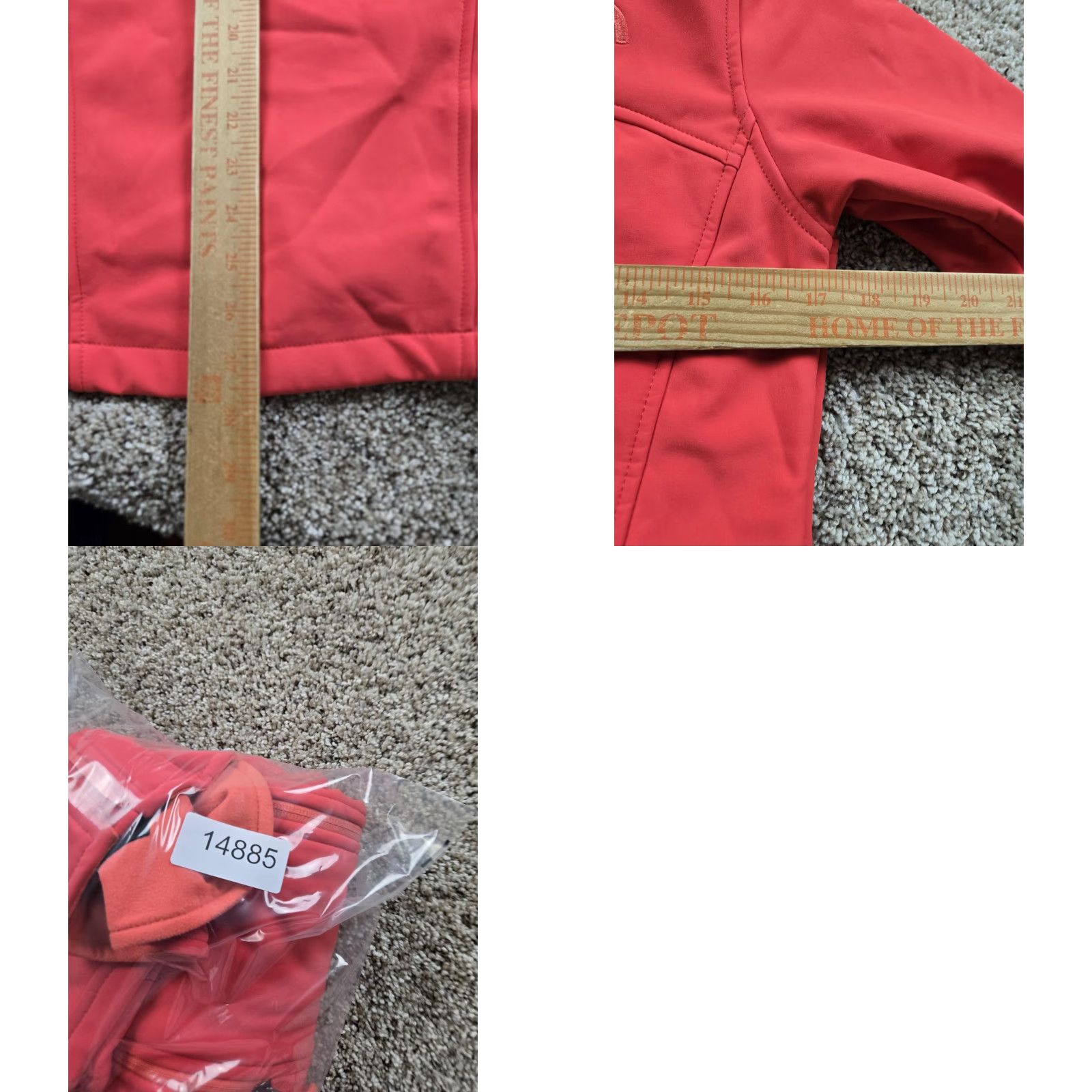 The North Face The North Face Jacket Womens S Coral WindWall Softshell Full Zip Size S / US 4 / IT 40 - 9 Thumbnail