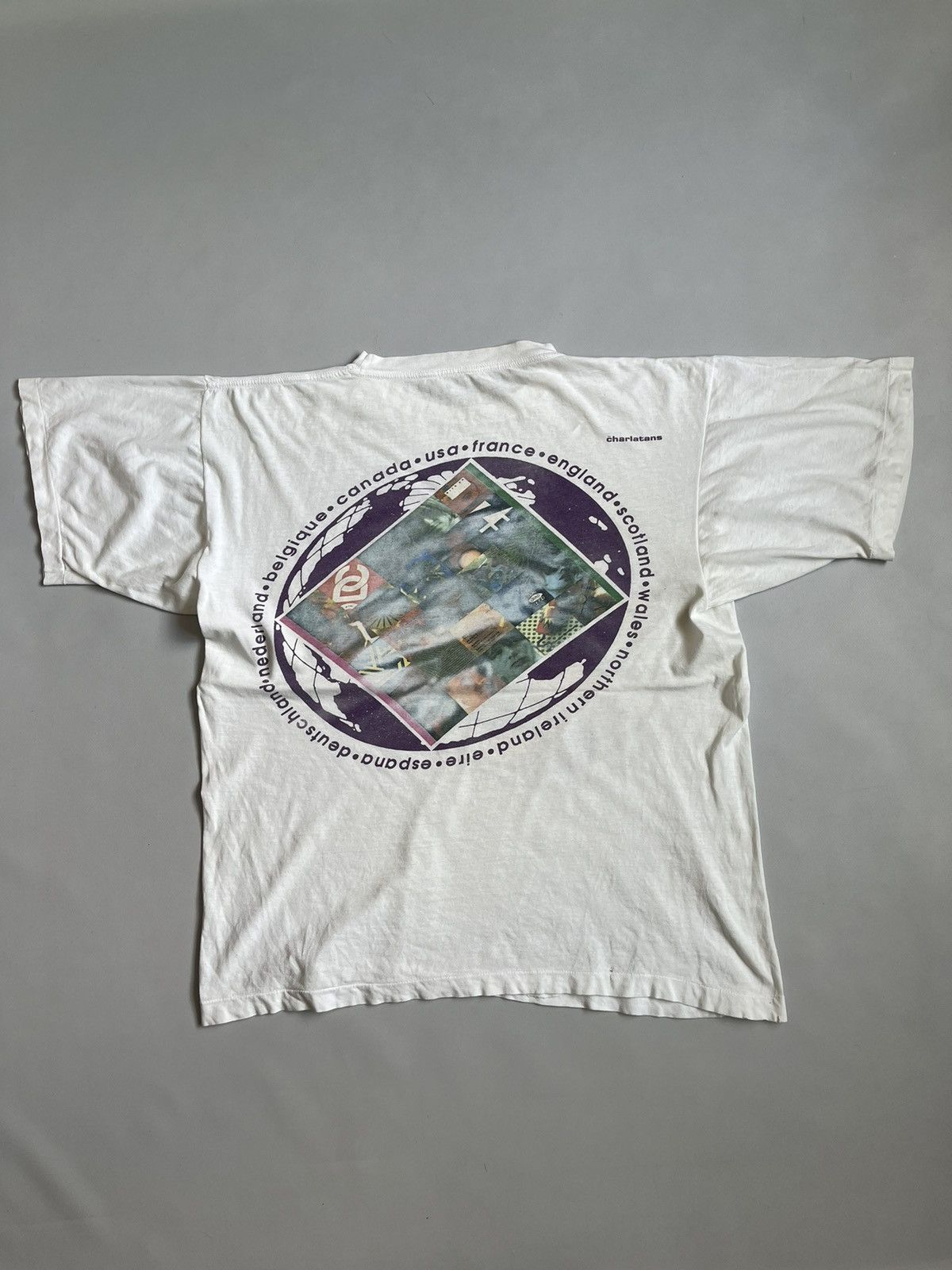 Band Tees × Vintage Vintage 90s Single Stitch Charlatans Some Friendly T-shirt Size US XL / EU 56 / 4 - 7 Thumbnail