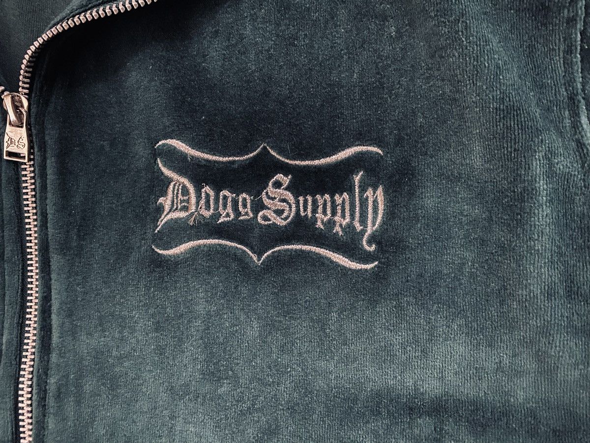 Snoop Dogg Dogg Supply x Snoop Dogg Mens Emerald Velour Track Jacket S Size US S / EU 44-46 / 1 - 10 Thumbnail