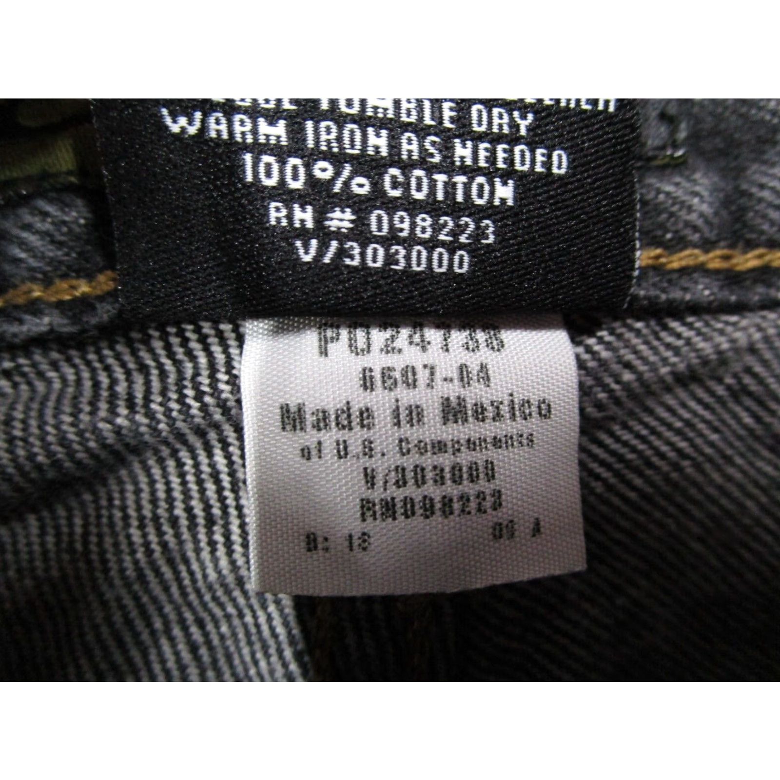 Anchor Blue VINTAGE Anchor Blue Black Original Straight Denim Jeans Mens 28x30 Regular Size US 28 / EU 44 - 4 Thumbnail