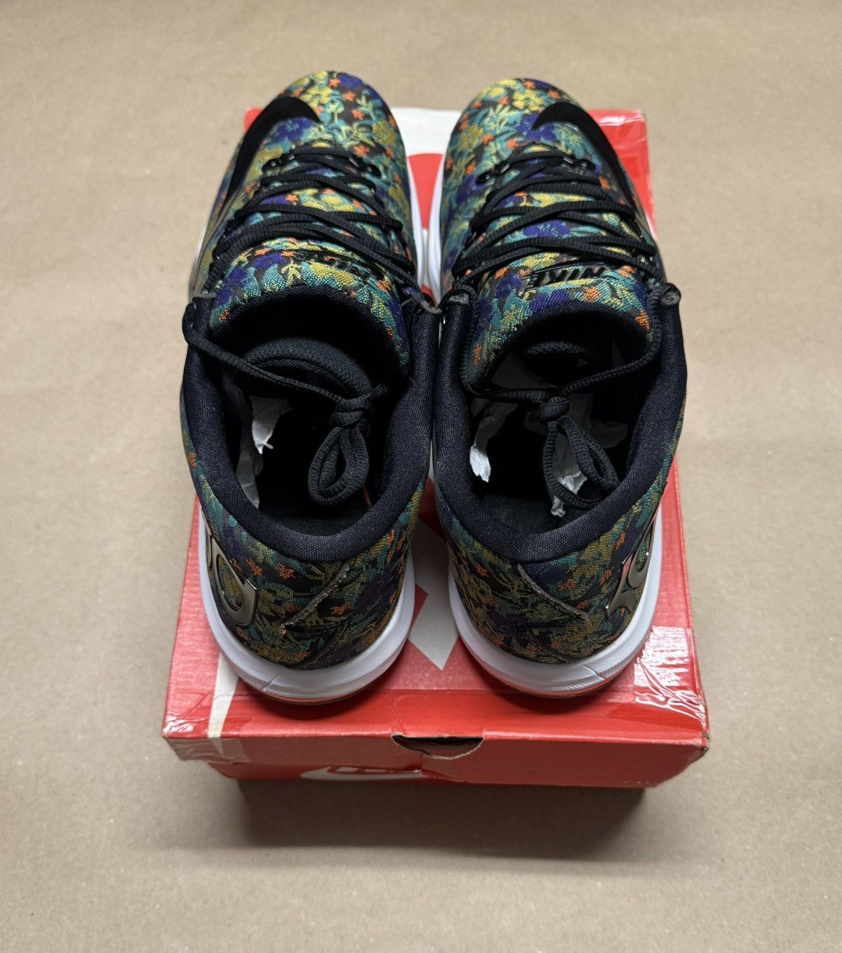 Nike Nike KD 6 EXT QS Floral Kevin Durant men’s sz 14 Basketball Size US 14 / EU 47 - 4 Thumbnail