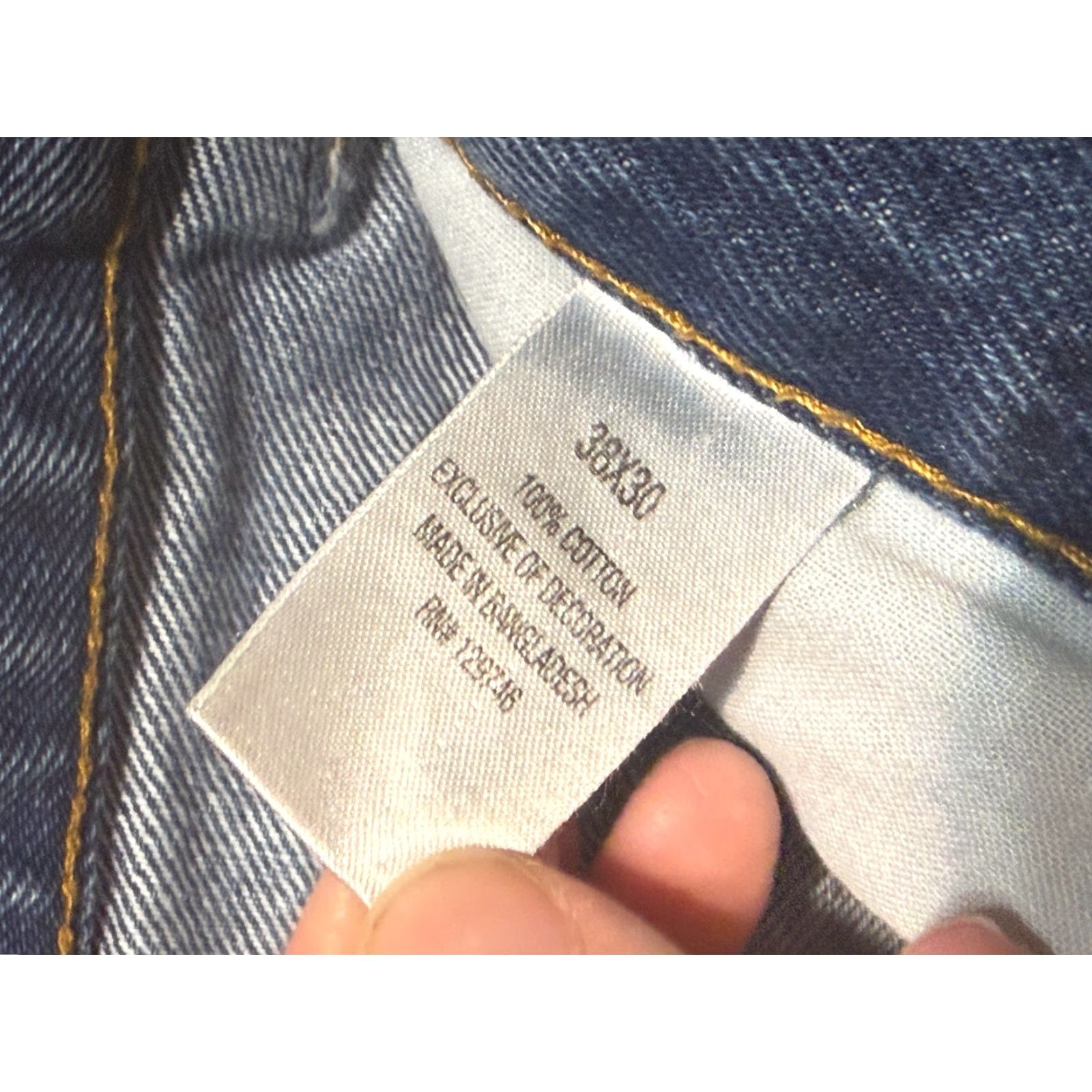 The Mountain **Men's Blue Straight Leg Jeans Size 38x30** User: Men's Blue Denim Straight Leg Jeans Size 38x30 Size US 38 / EU 54 - 5 Thumbnail