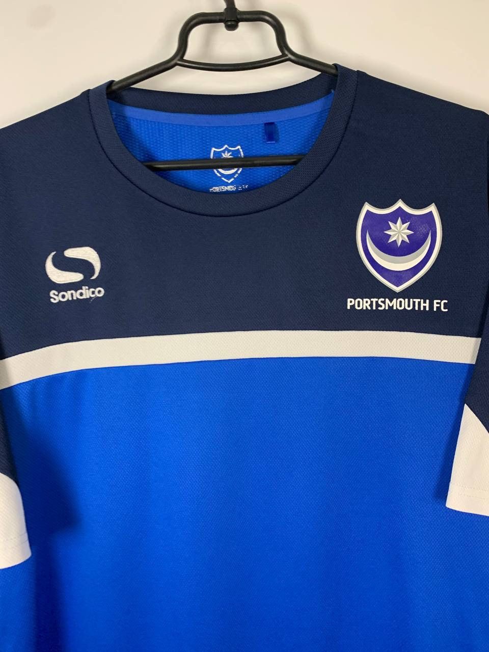 Other Portsmouth FC Training Shirt Sondico Blue Navy Jersey Adult Size US XL / EU 56 / 4 - 2 Thumbnail